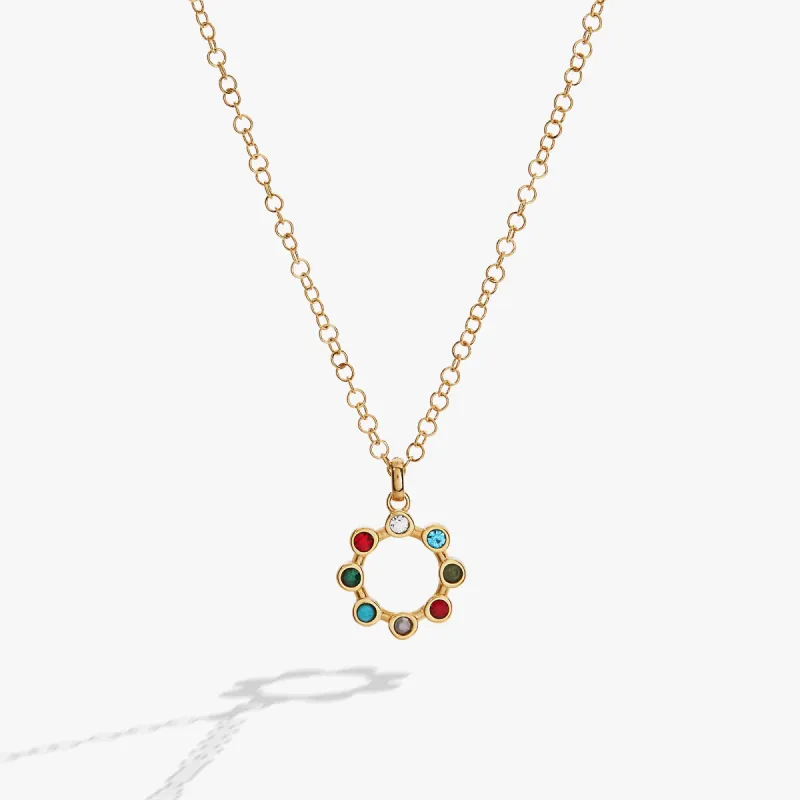 Hidden Message 'Daughter' Crystal Necklace sold by Alex and Ani