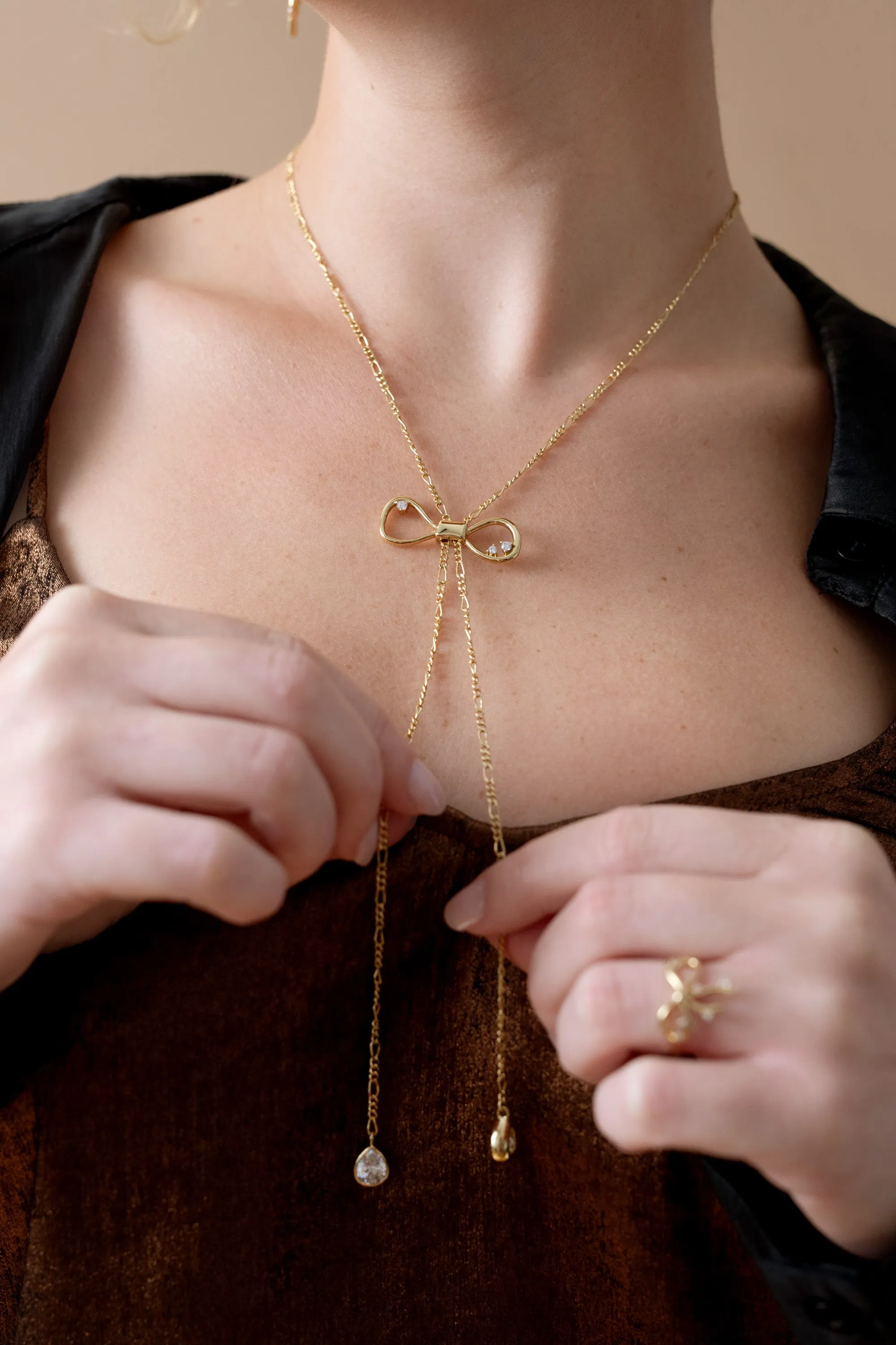 Coquette Bow Necklace sold by Alex and Ani product image thumbnail 3