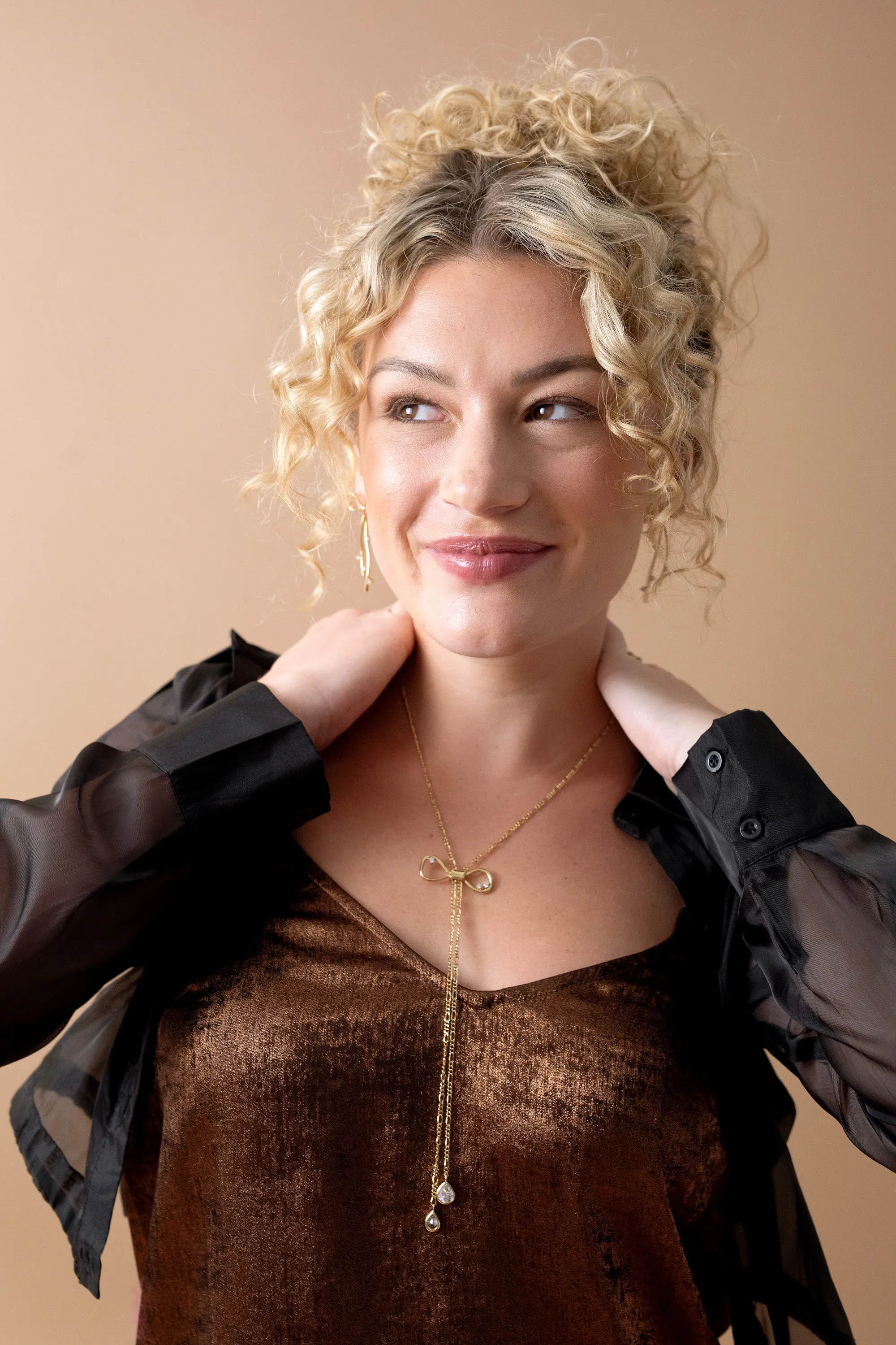 Coquette Bow Necklace sold by Alex and Ani product image thumbnail 4