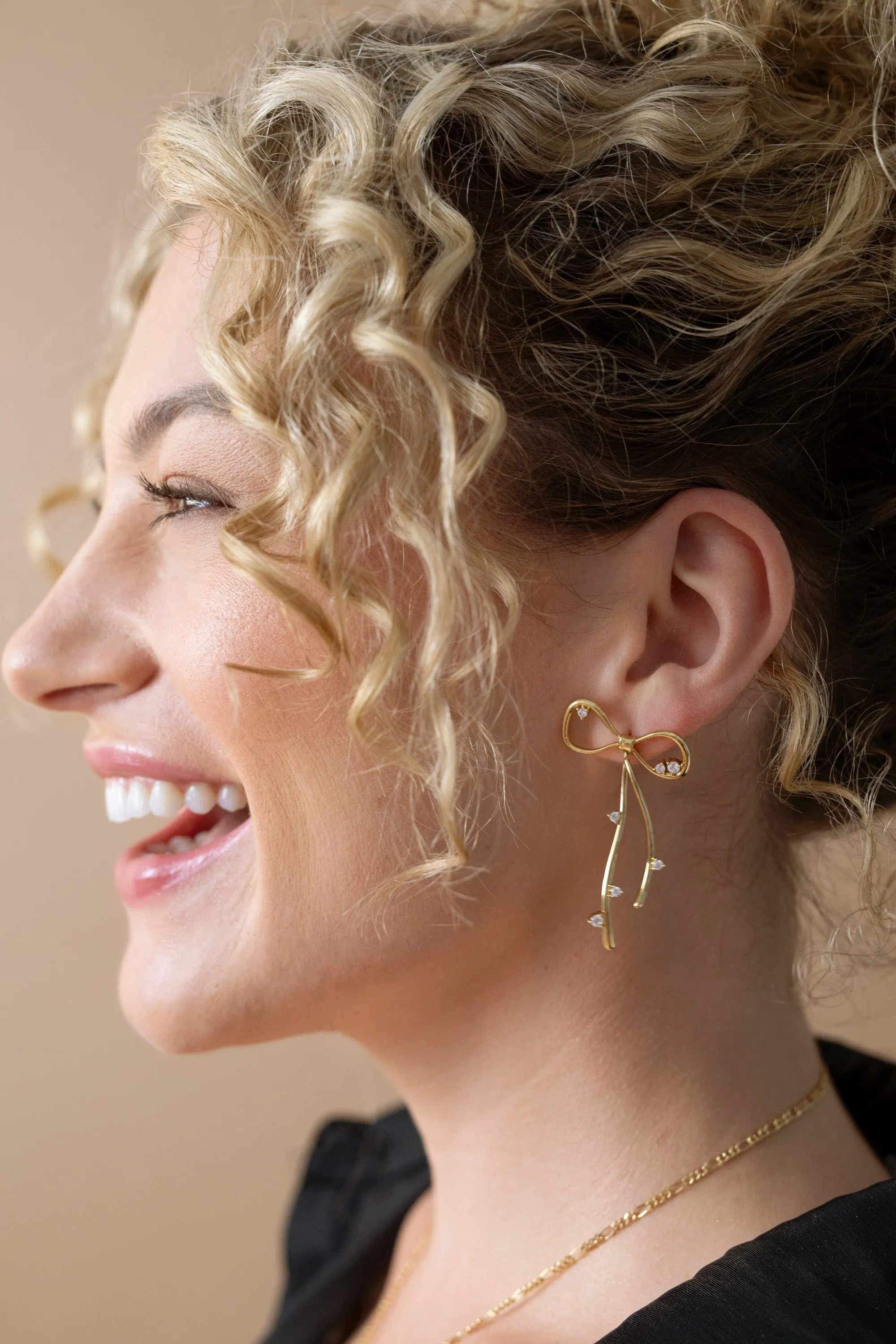 Coquette Bow Earrings sold by Alex and Ani product image thumbnail 3