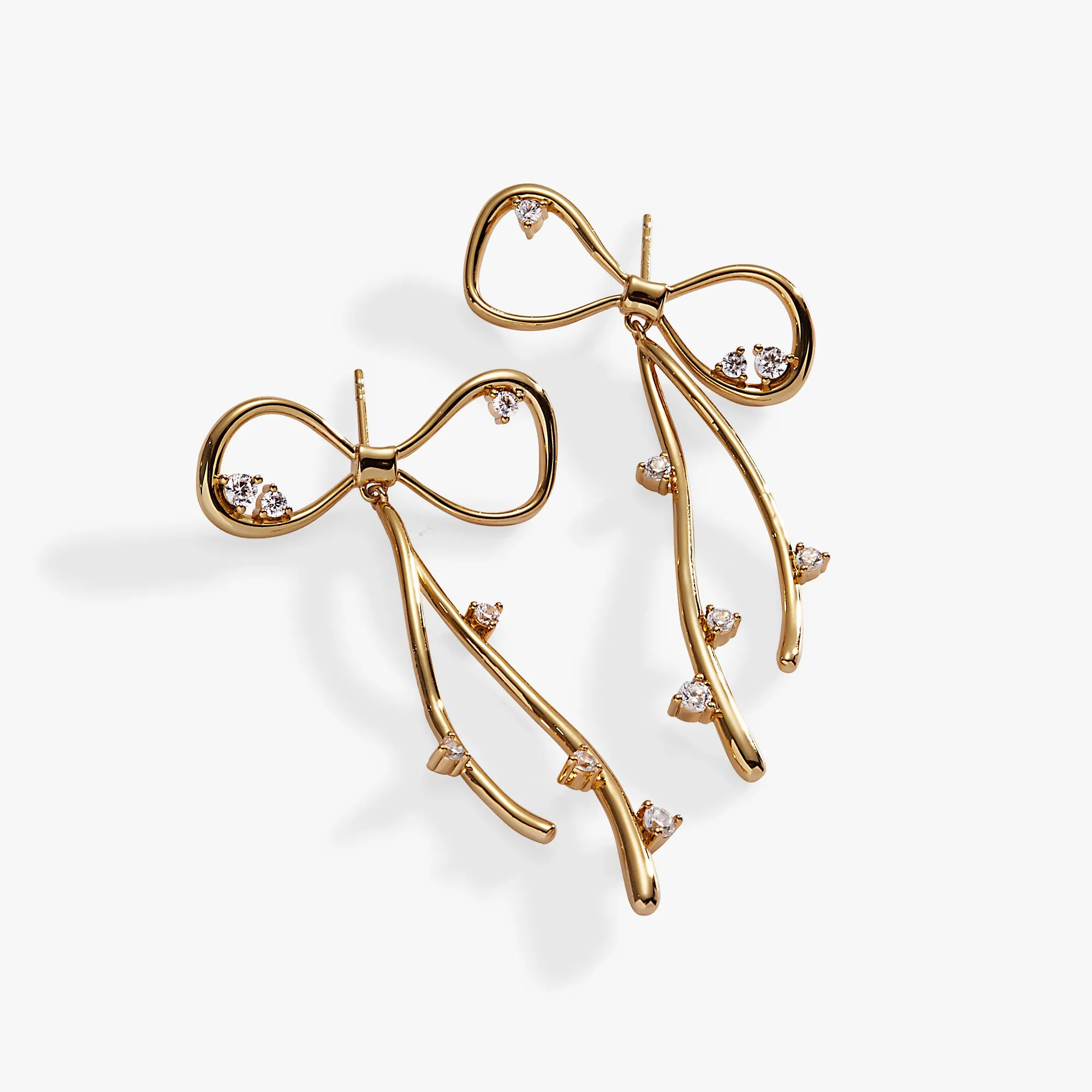 Coquette Bow Earrings sold by Alex and Ani