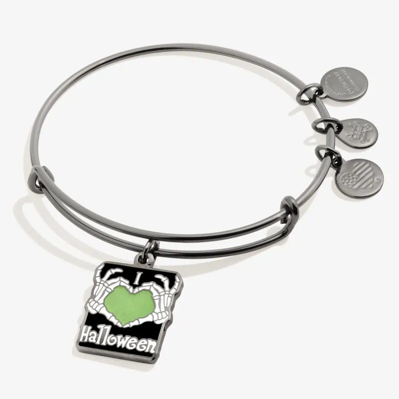 I Heart Halloween Charm Bangle Bracelet sold by Alex and Ani