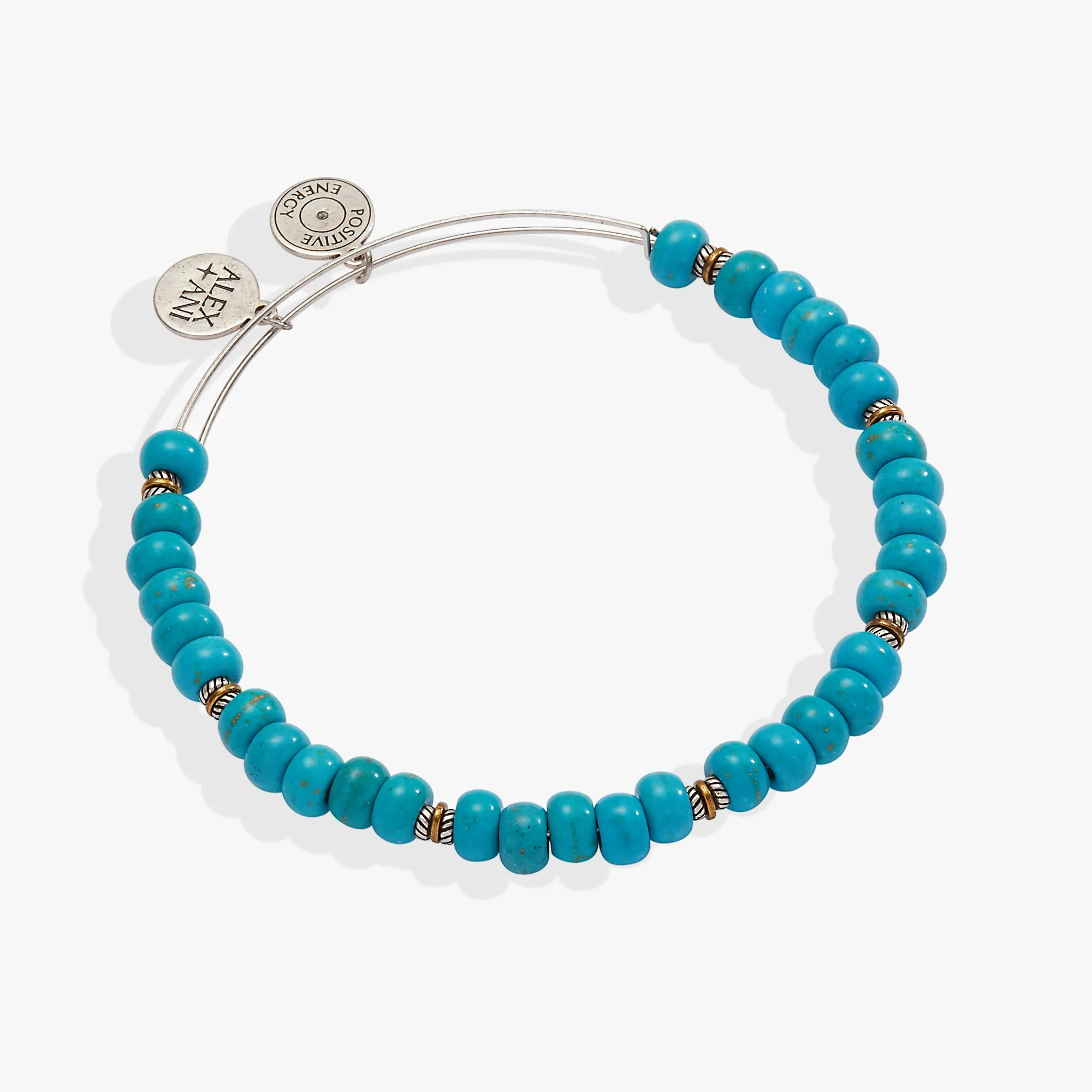 Untamed Turquoise Beaded Bangle sold by Alex and Ani