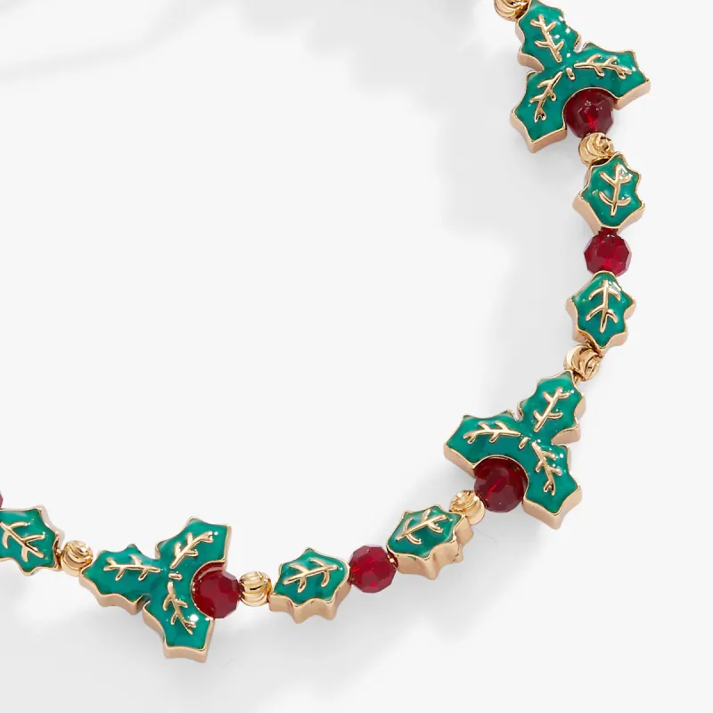 Holiday Holly Beaded Bangle sold by Alex and Ani