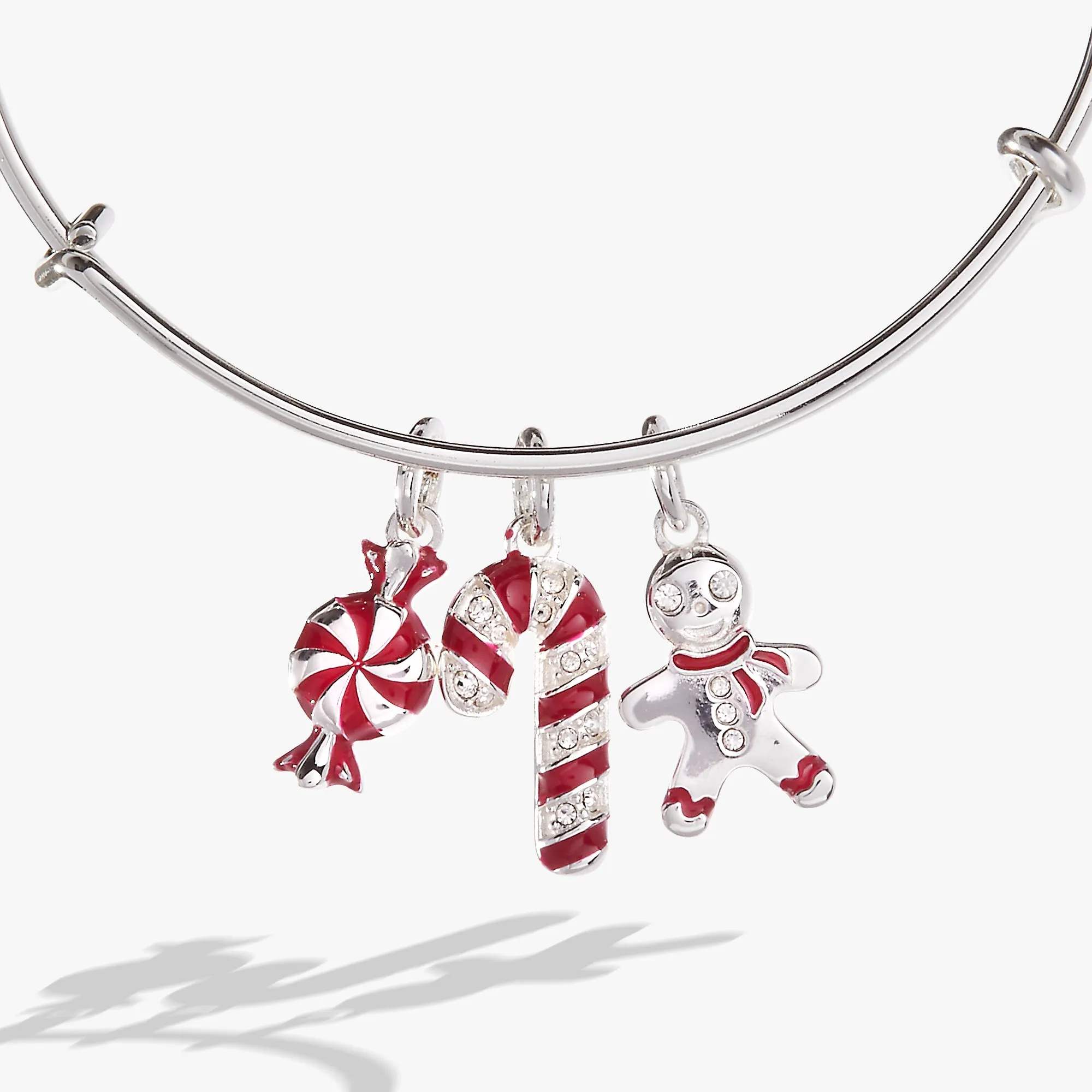 Holiday Candy Cane Charm Bangle sold by Alex and Ani product image thumbnail 2