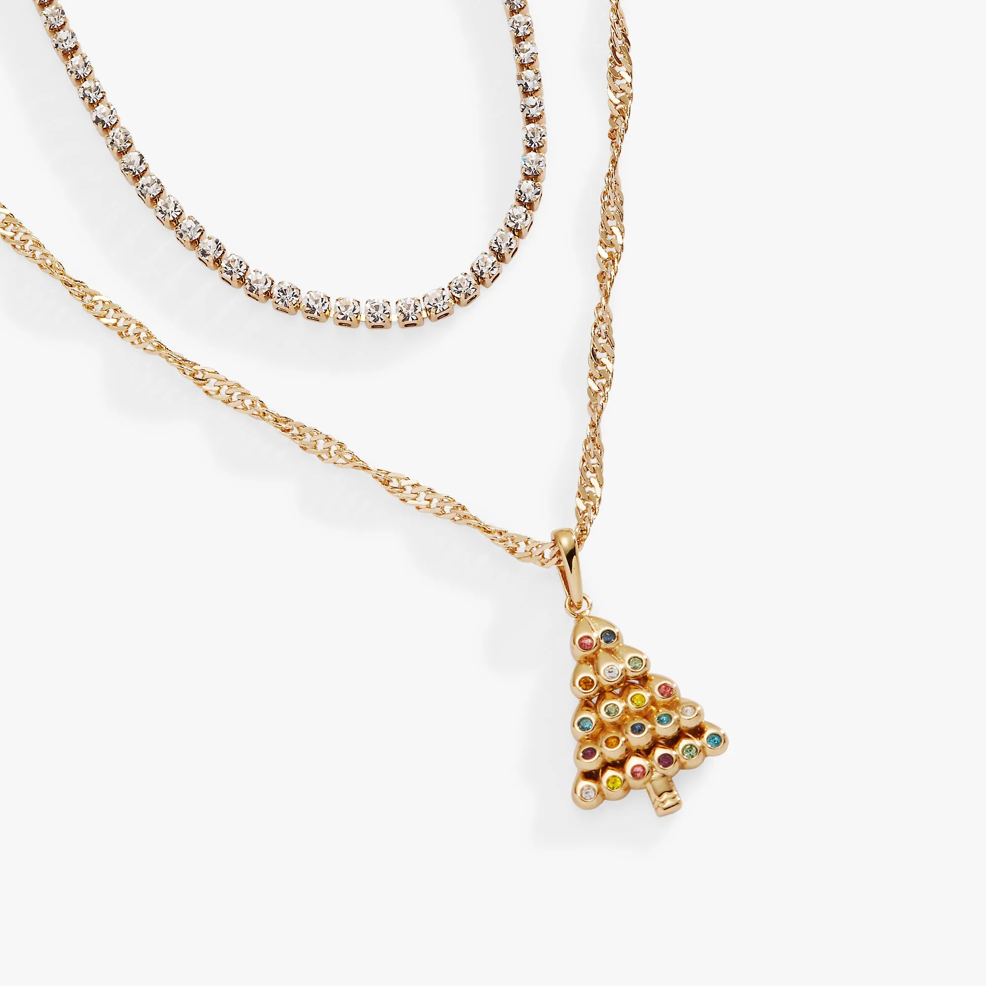 Christmas Tree Layered Necklace sold by Alex and Ani product image thumbnail 2