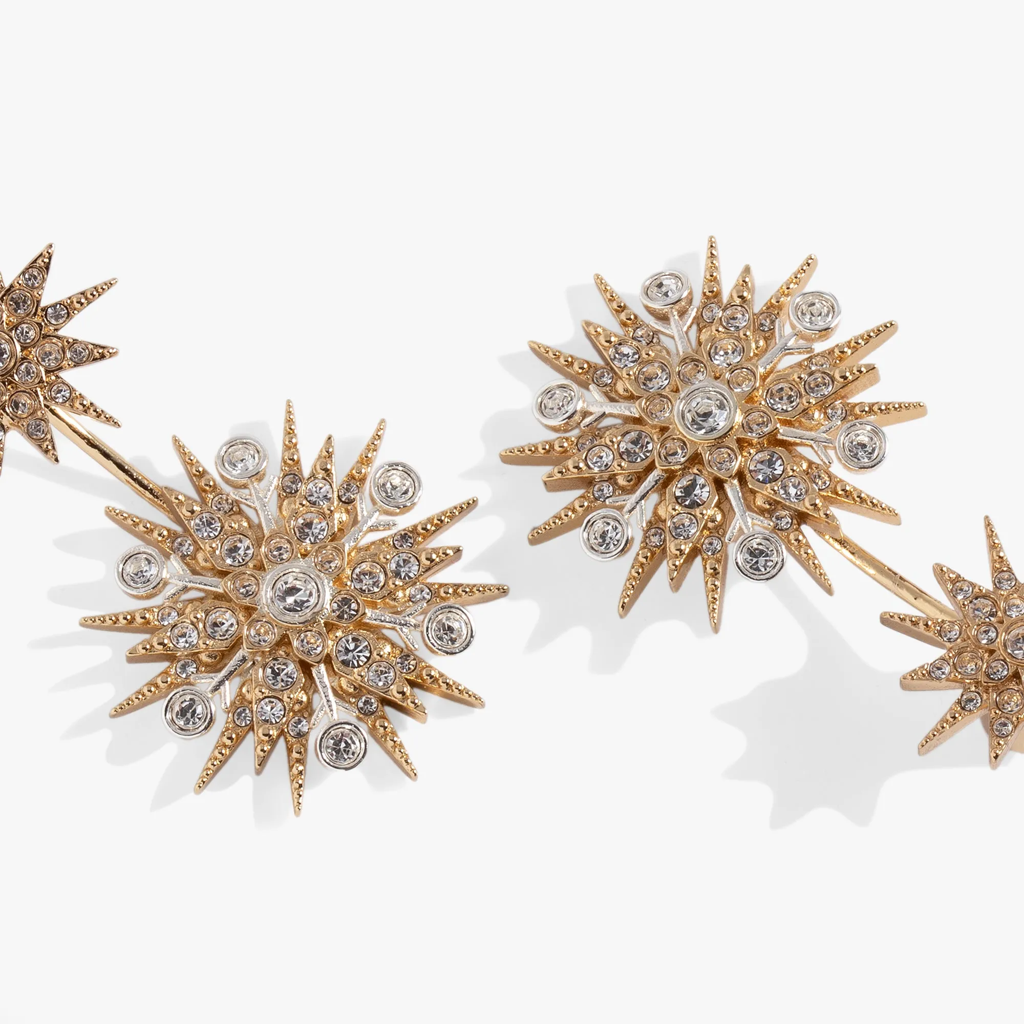 Two-In-One Snowflake Ear Jacket Earrings sold by Alex and Ani product image thumbnail 3