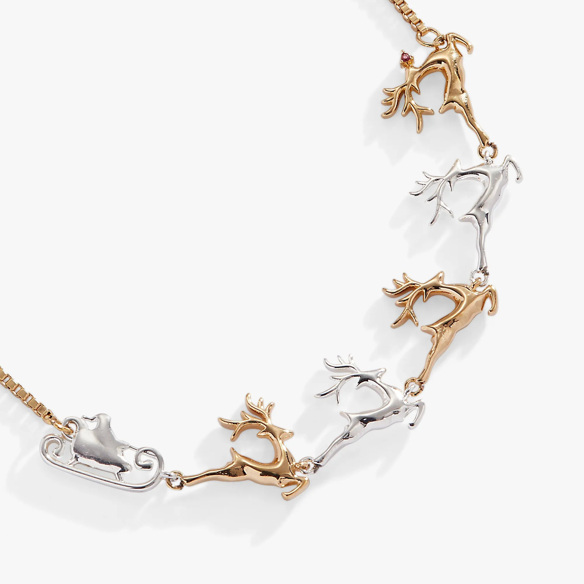 Holiday Santa & Reindeer Sleigh Bolo Bracelet sold by Alex and Ani product image thumbnail 2