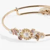 Floral Inline Bangle sold by Alex and Ani