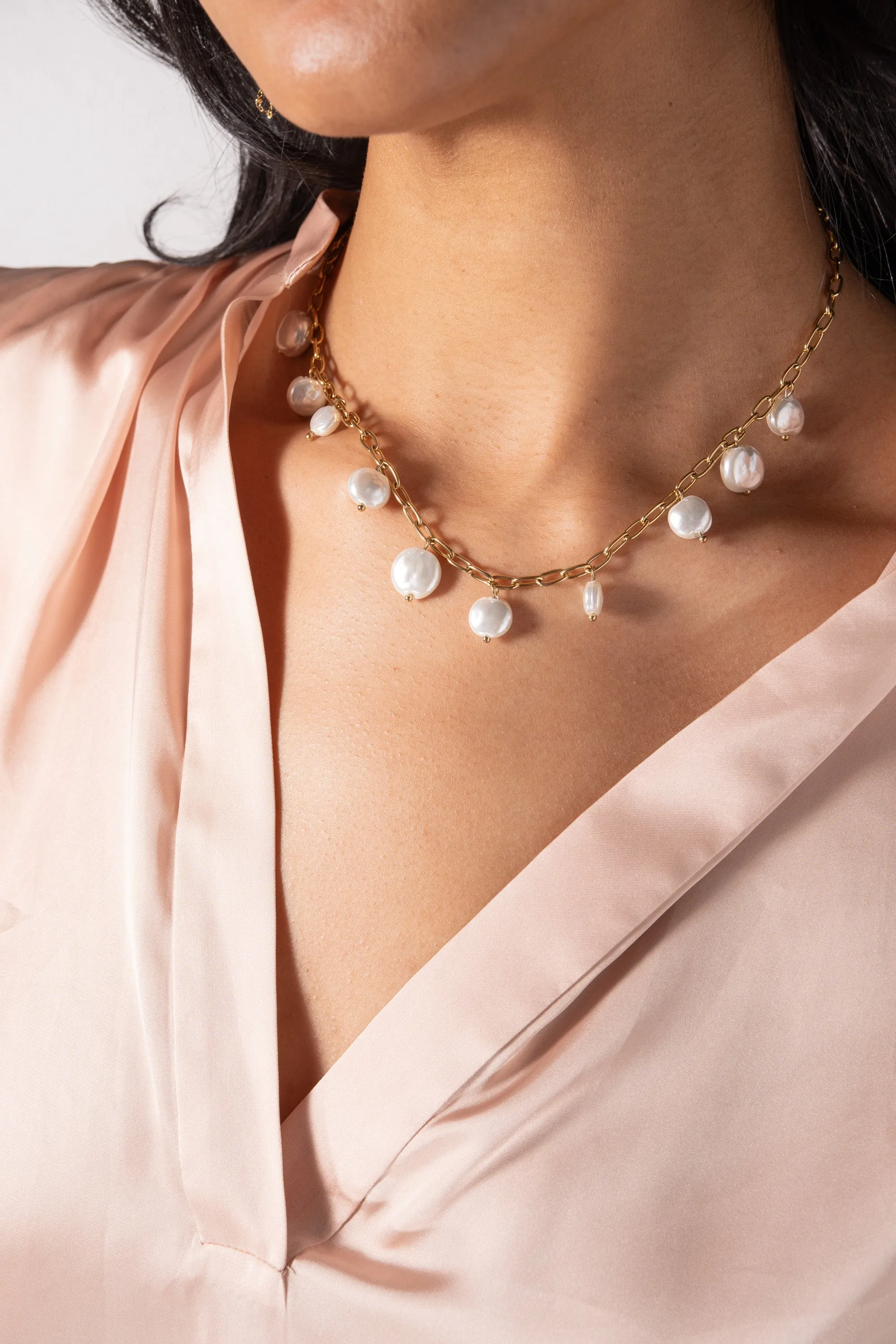 Coin Pearl Shaky Necklace sold by Alex and Ani product image thumbnail 2