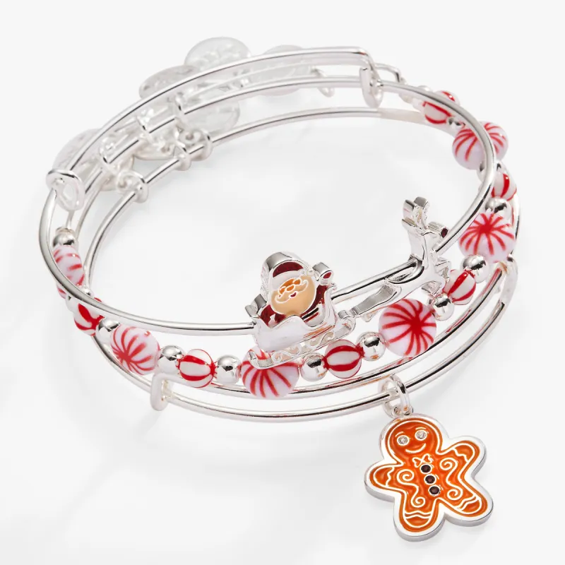 Christmas Bangles Set of 3 sold by Alex and Ani