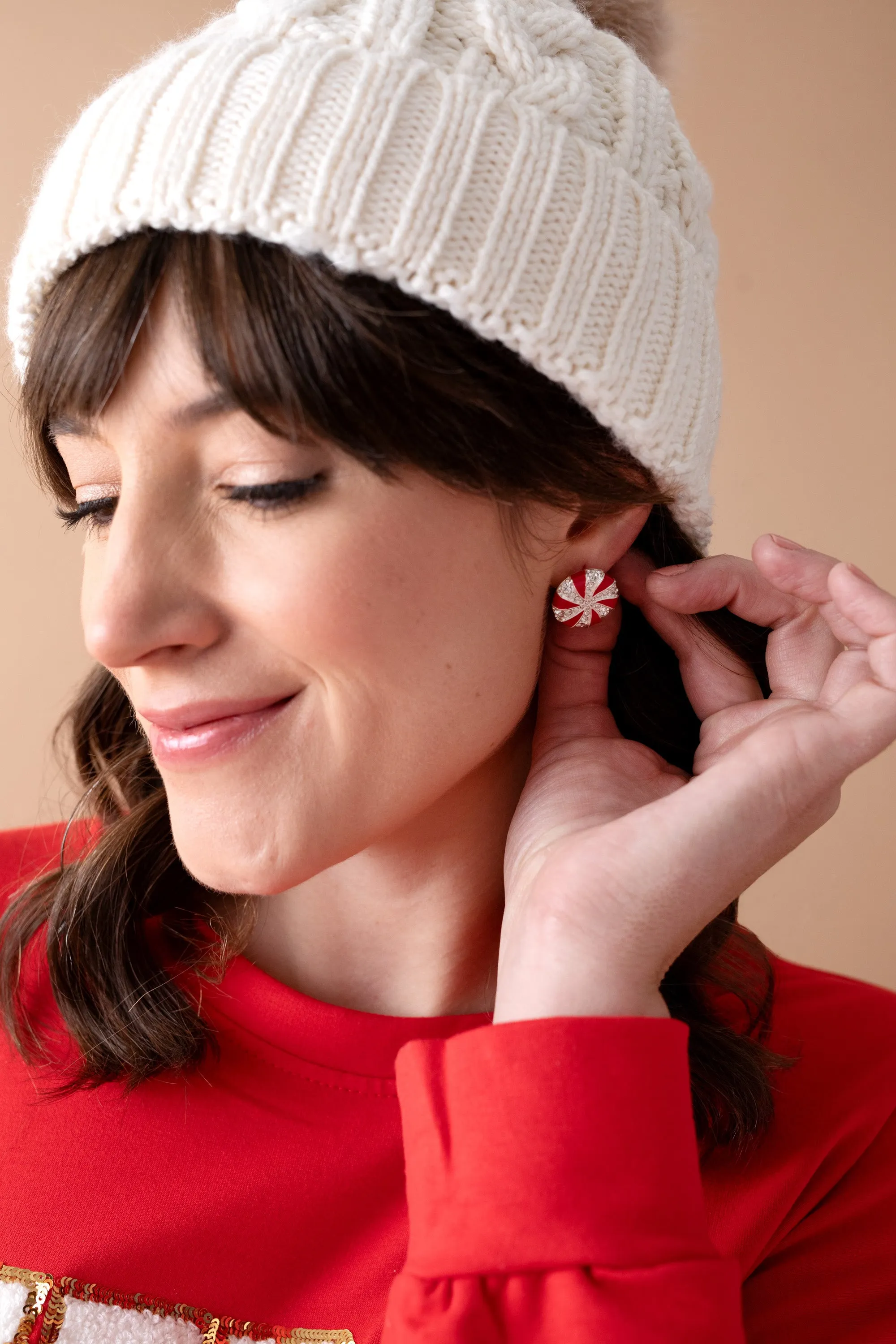 Holiday Peppermint Candy Earrings sold by Alex and Ani product image thumbnail 4