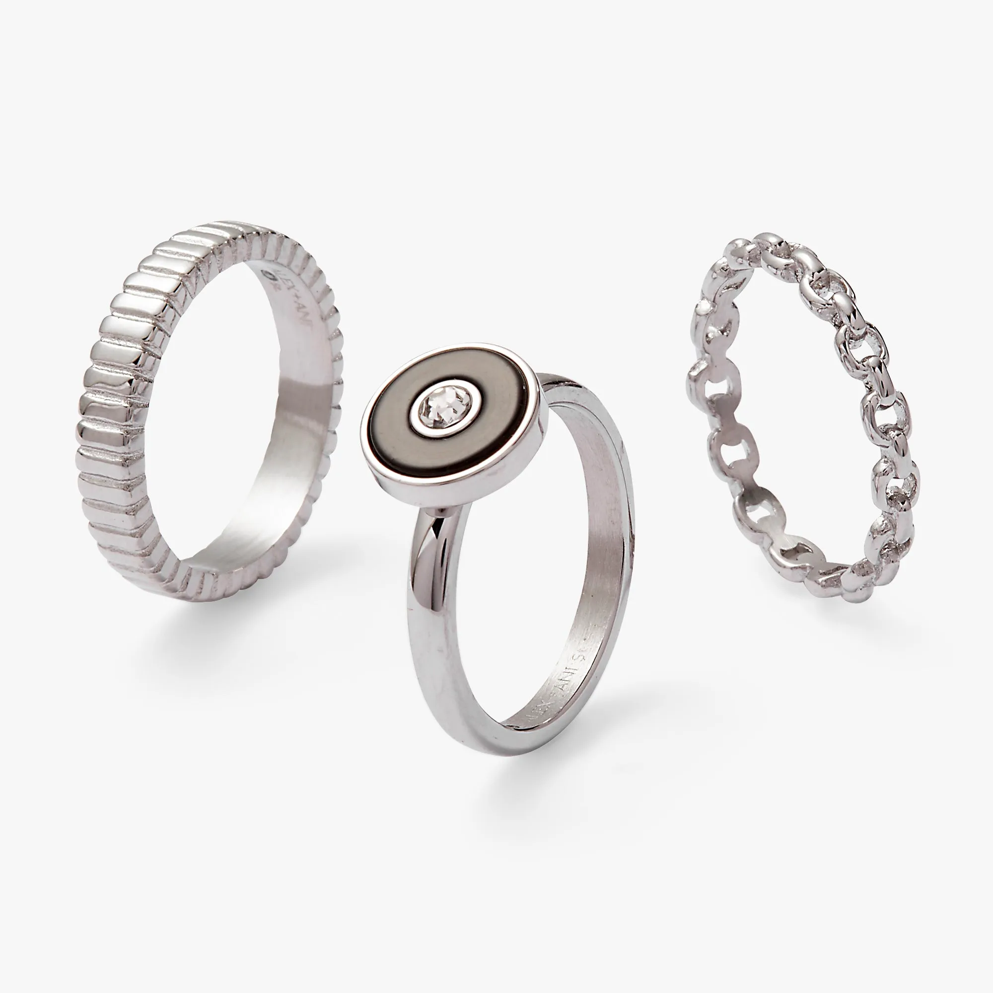 Black Onyx Ring Set of 3 sold by Alex and Ani product image thumbnail 4