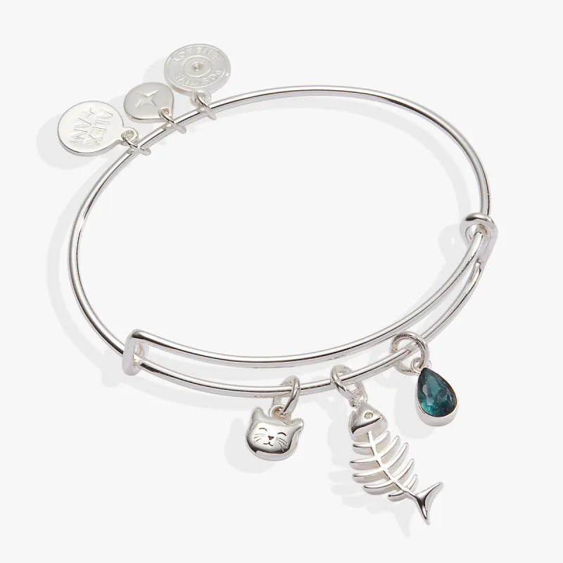 Fish Bone Cat Bangle sold by Alex and Ani