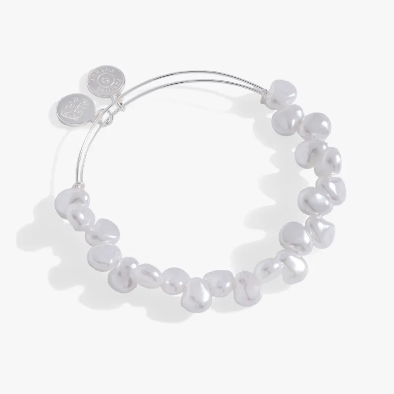 Keshi Pearl Beaded Bangle sold by Alex and Ani
