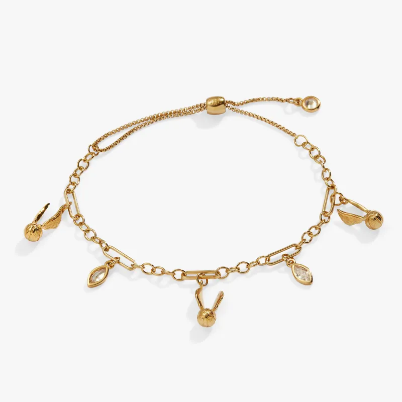 Harry Potter™ Golden Snitch Bracelet made by Alex and Ani