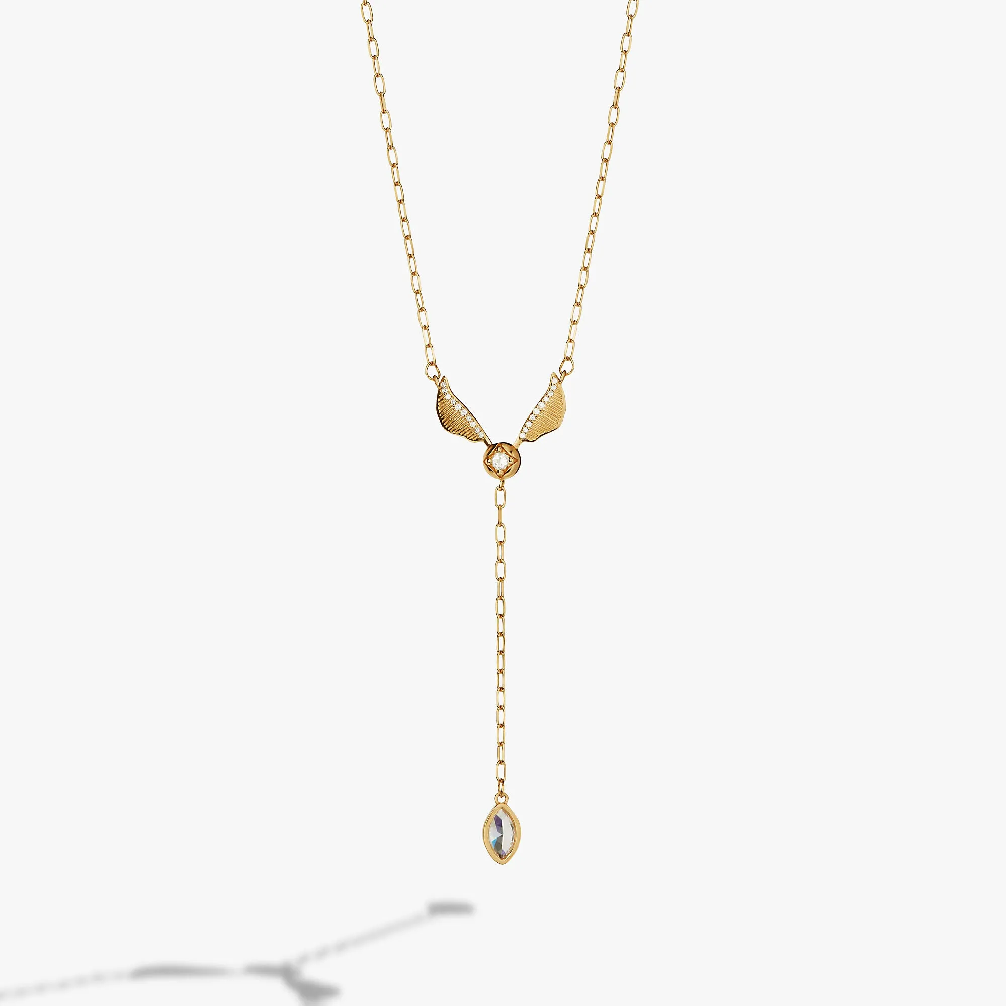 Harry Potter™ Golden Snitch Lariat Necklace sold by Alex and Ani