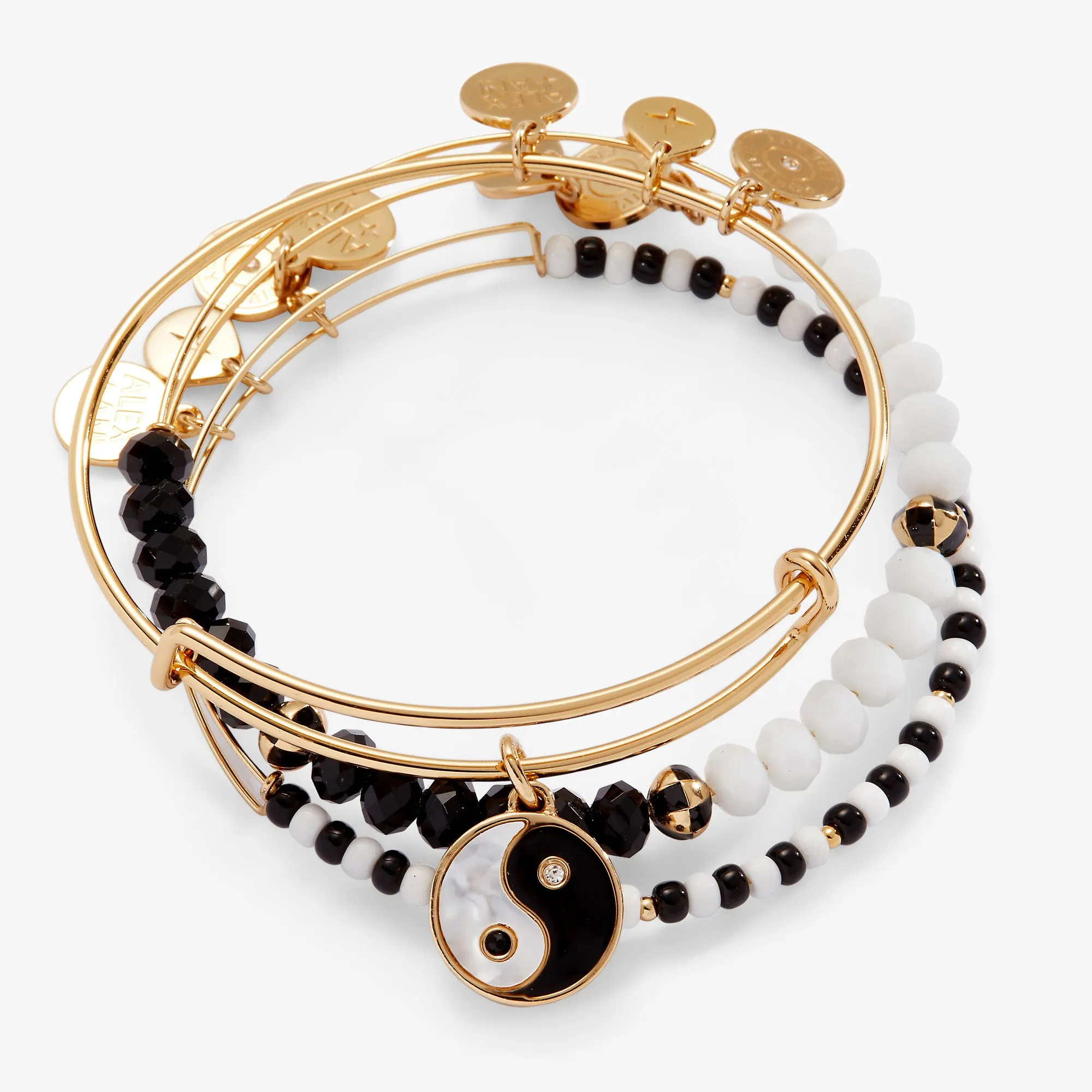 Mother of Pearl Yin Yang Bangles Set of 3 sold by Alex and Ani product image thumbnail 3