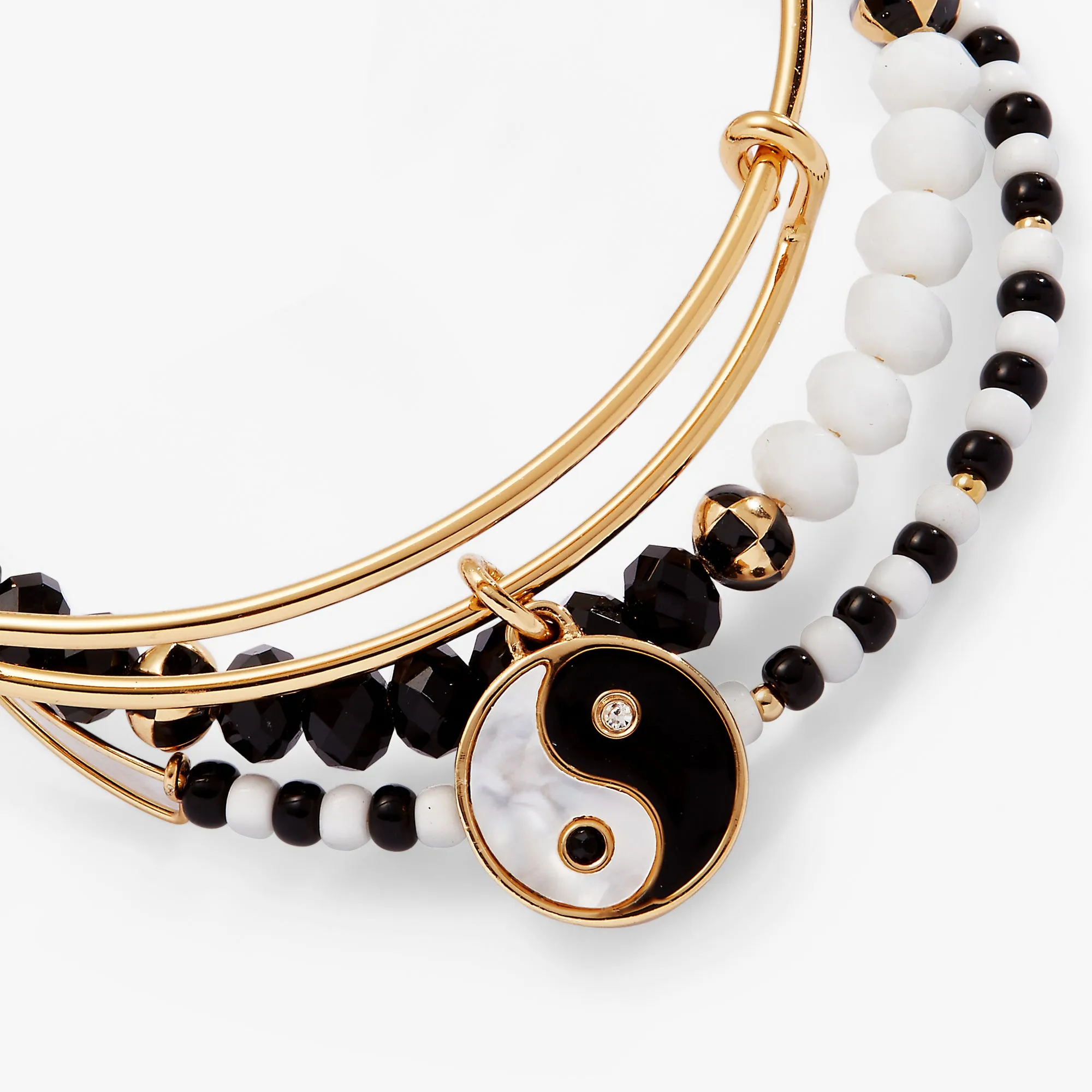 Mother of Pearl Yin Yang Bangles Set of 3 sold by Alex and Ani product image thumbnail 2