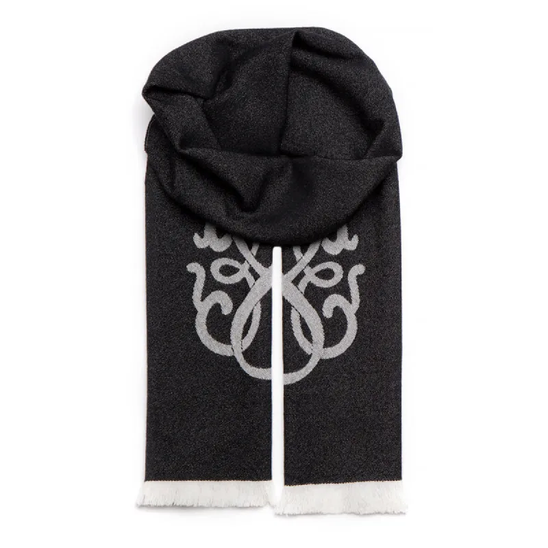 Path of Life® Black 100% Wool Scarf sold by Alex and Ani