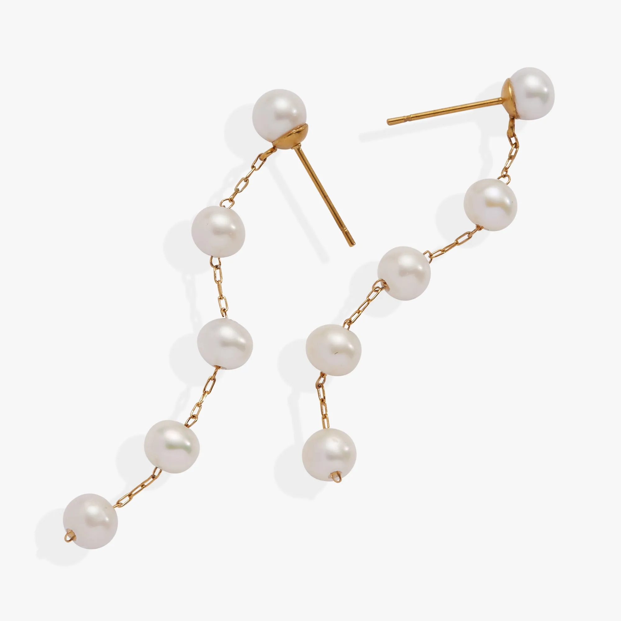 Freshwater Pearl Drop Earrings sold by Alex and Ani product image thumbnail 2