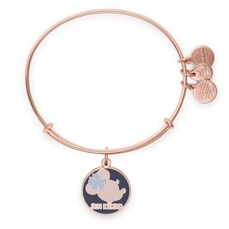 Disney® Hawaiian Minnie Mouse Charm Bangle sold by Alex and Ani