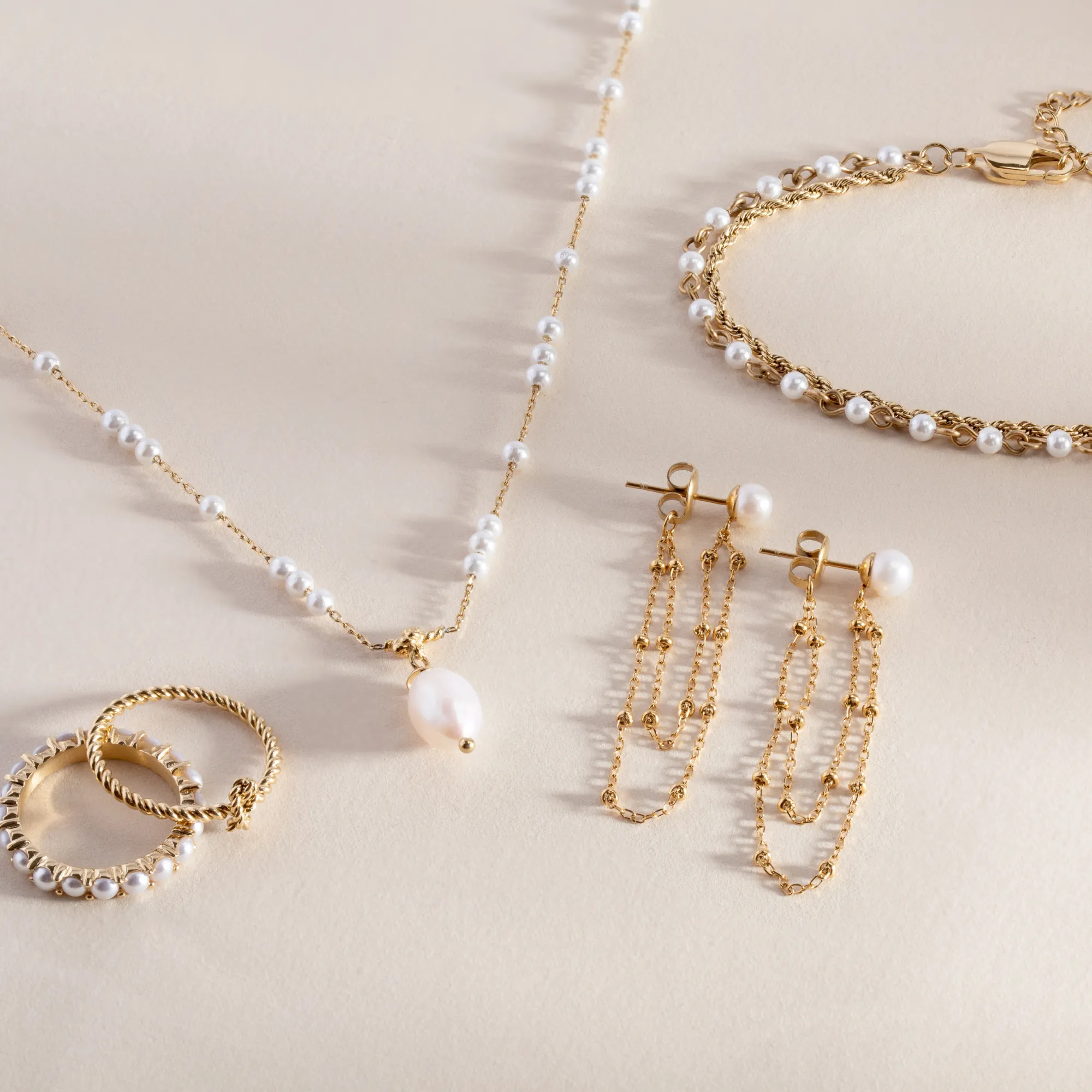 Freshwater Pearl Front-and-Back Earrings sold by Alex and Ani product image thumbnail 4