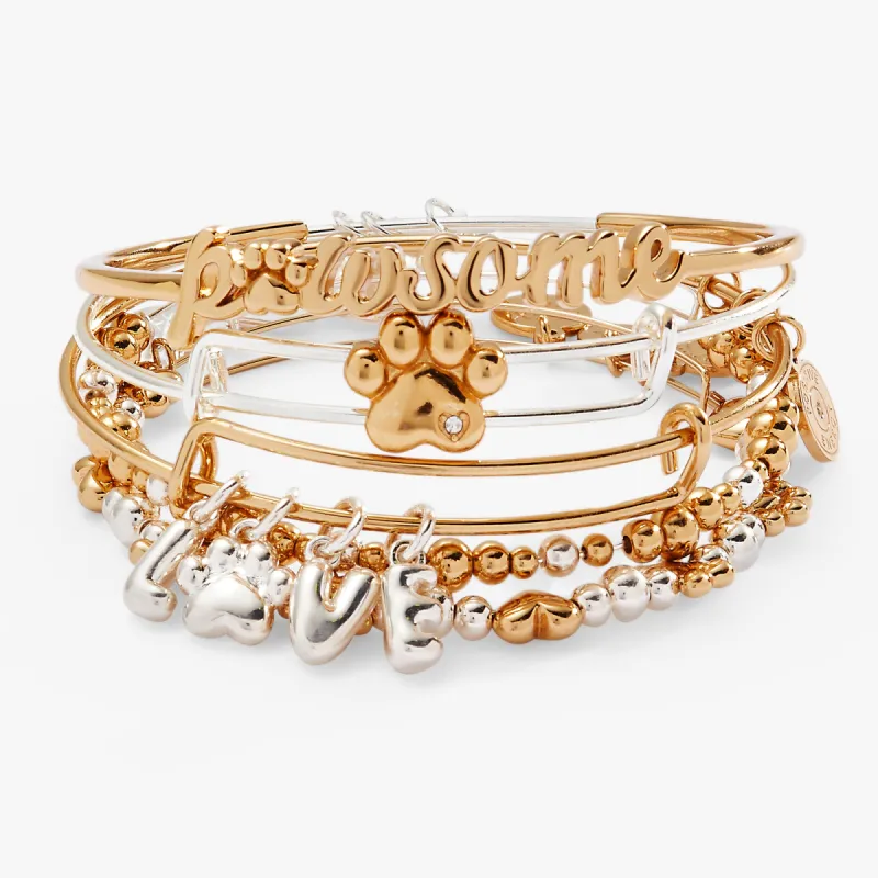 Puppy Love Bangles Set of 5 sold by Alex and Ani