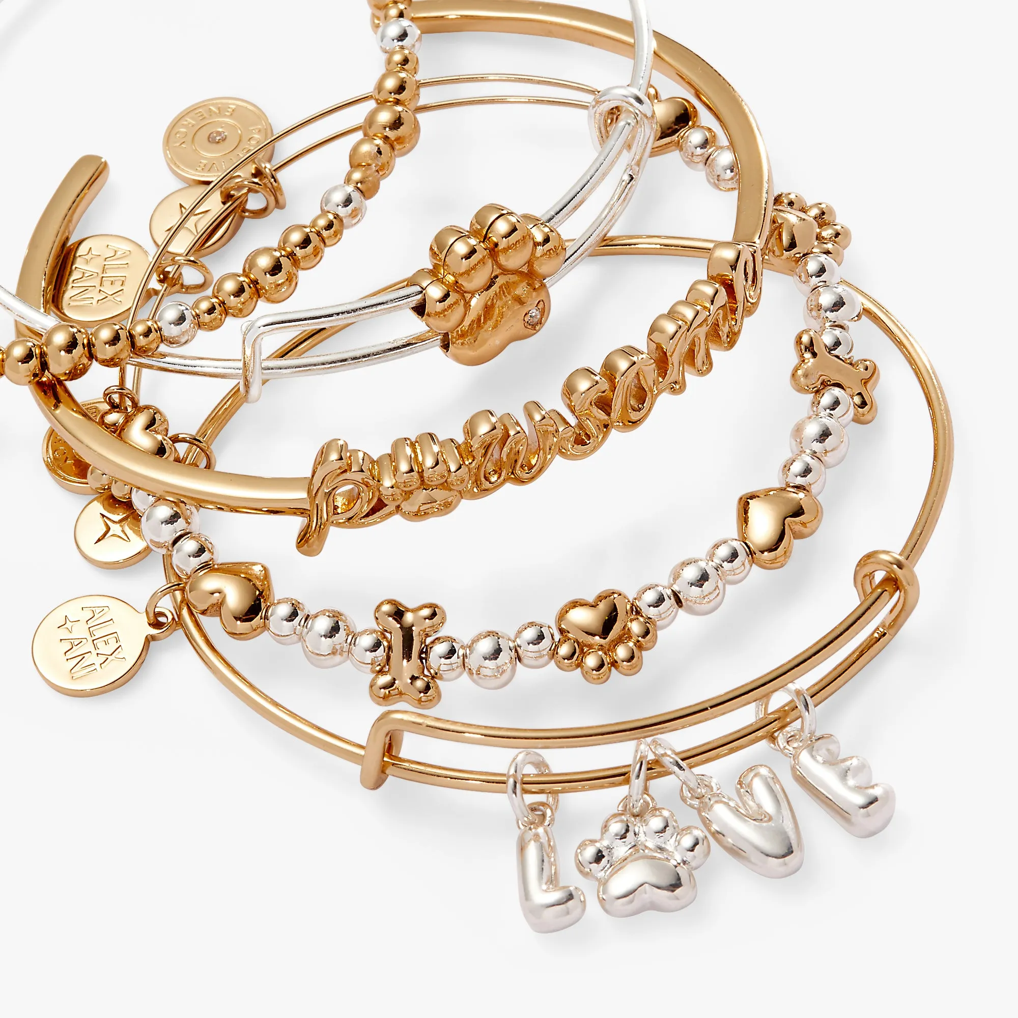 Puppy Love Bangles Set of 5 sold by Alex and Ani product image thumbnail 2