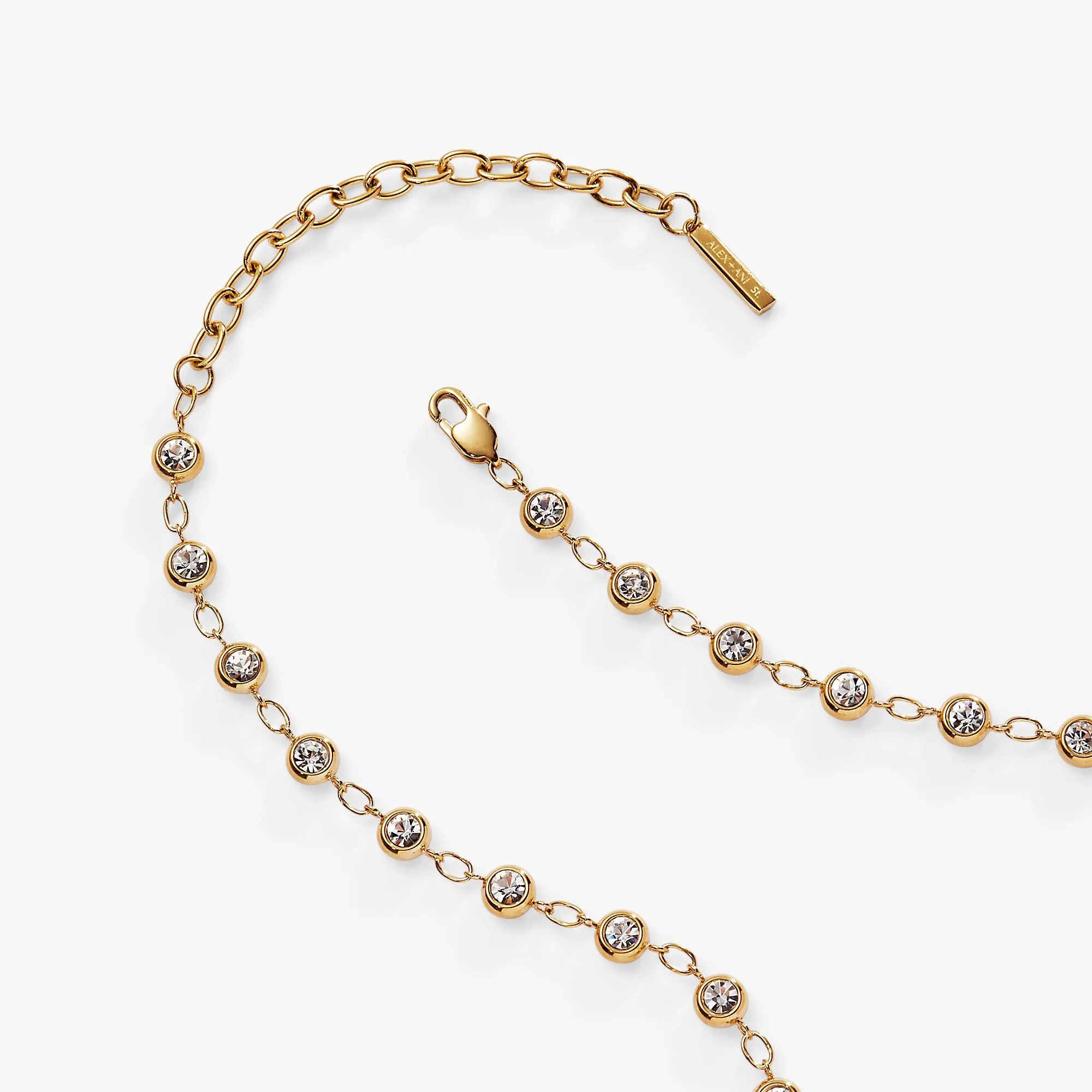 Crystal Pebble Chain Necklace sold by Alex and Ani product image thumbnail 3