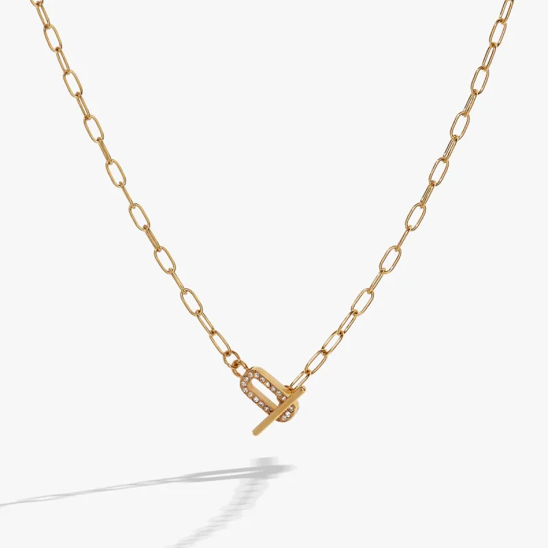 Crystal Pave Toggle Necklace sold by Alex and Ani