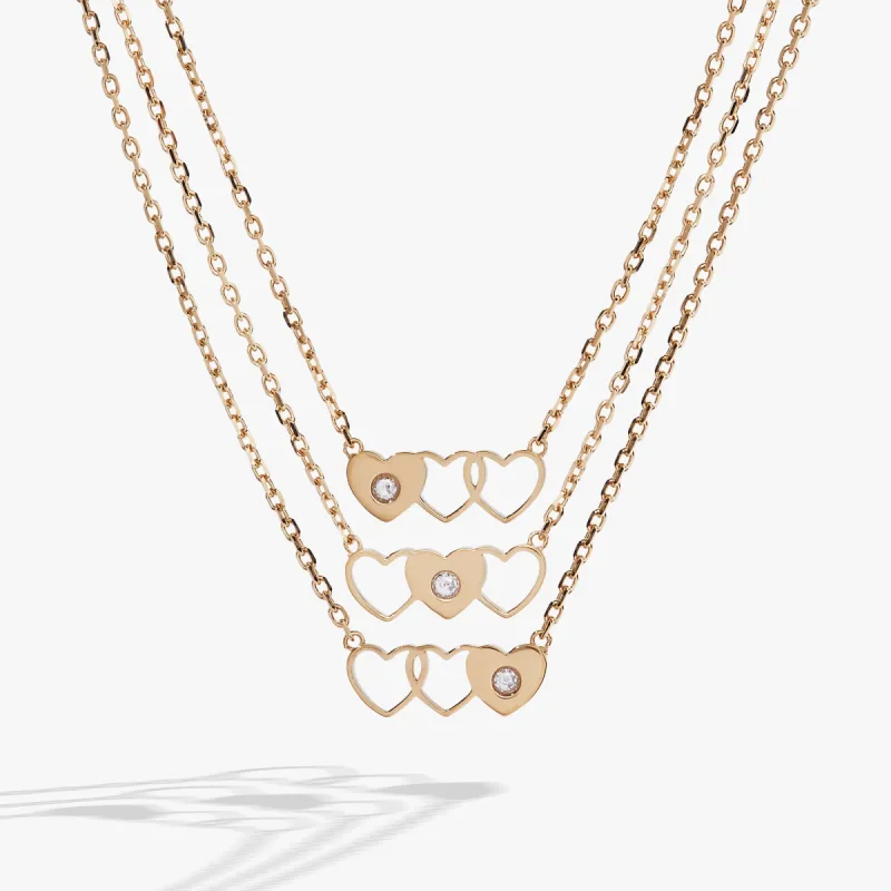 Best Friends BFF Heart Necklaces Set of 3 sold by Alex and Ani