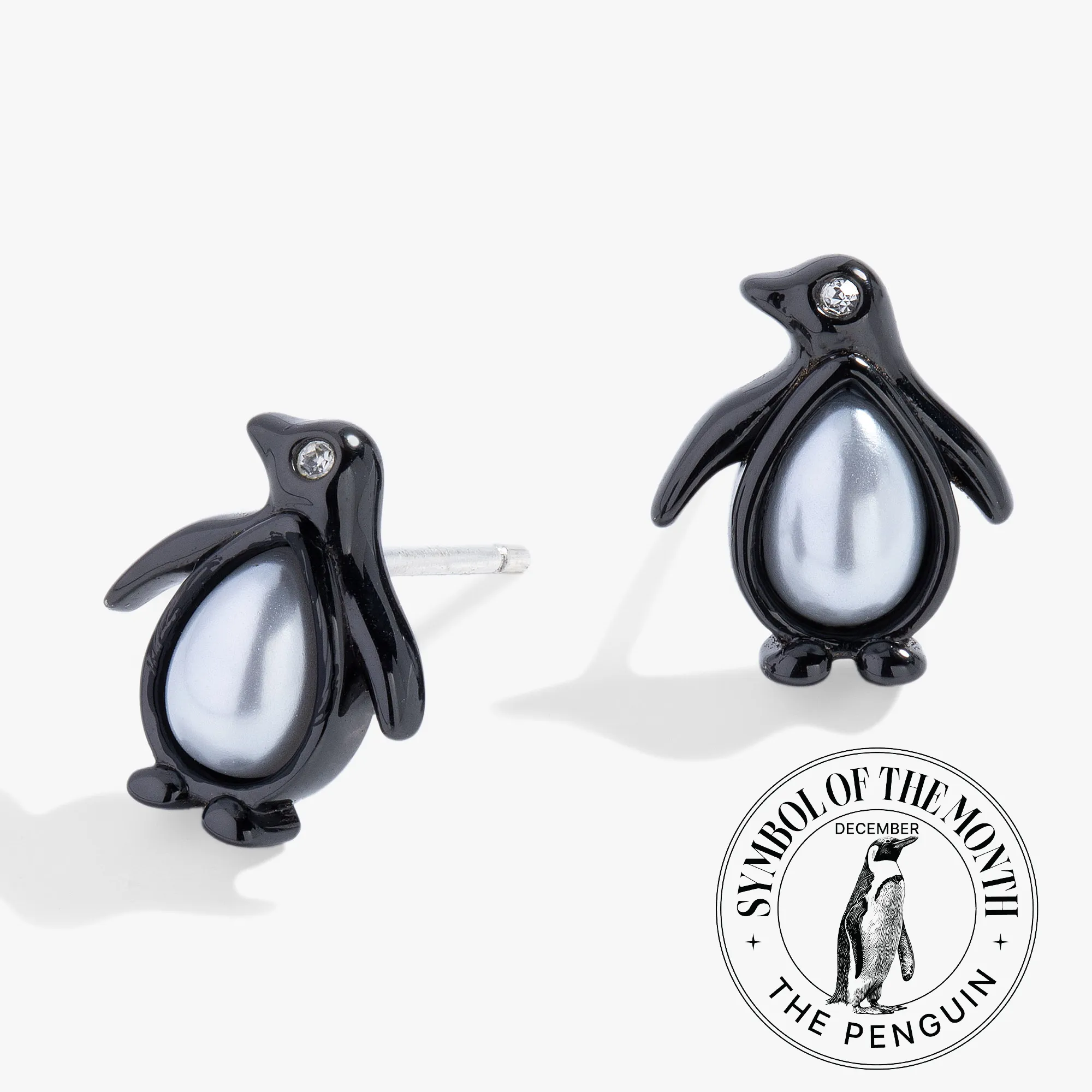 Penguin Stud Earrings sold by Alex and Ani