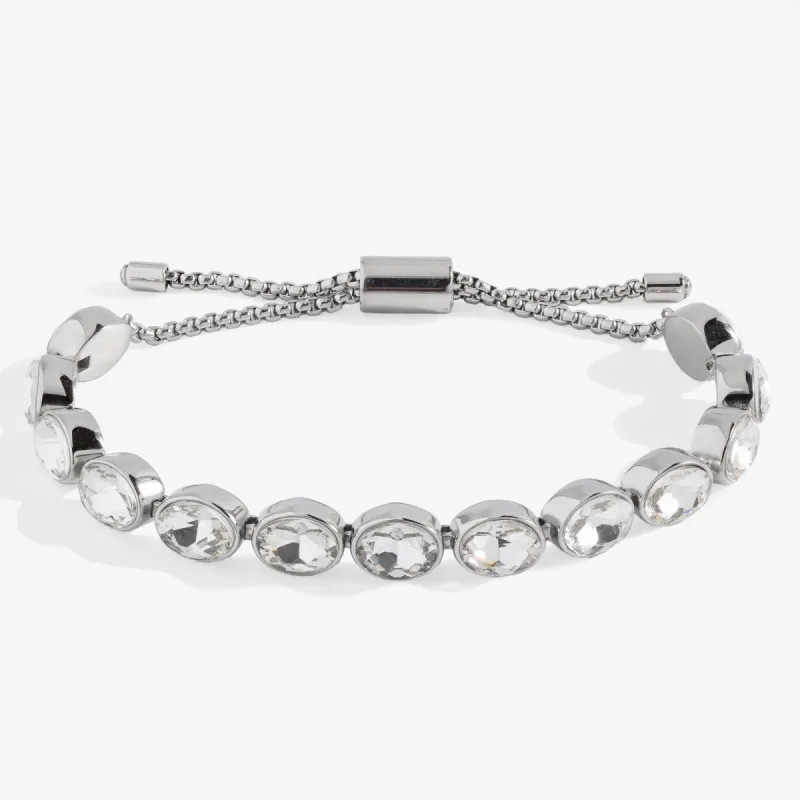 Oval Crystal Tennis Bracelet sold by Alex and Ani