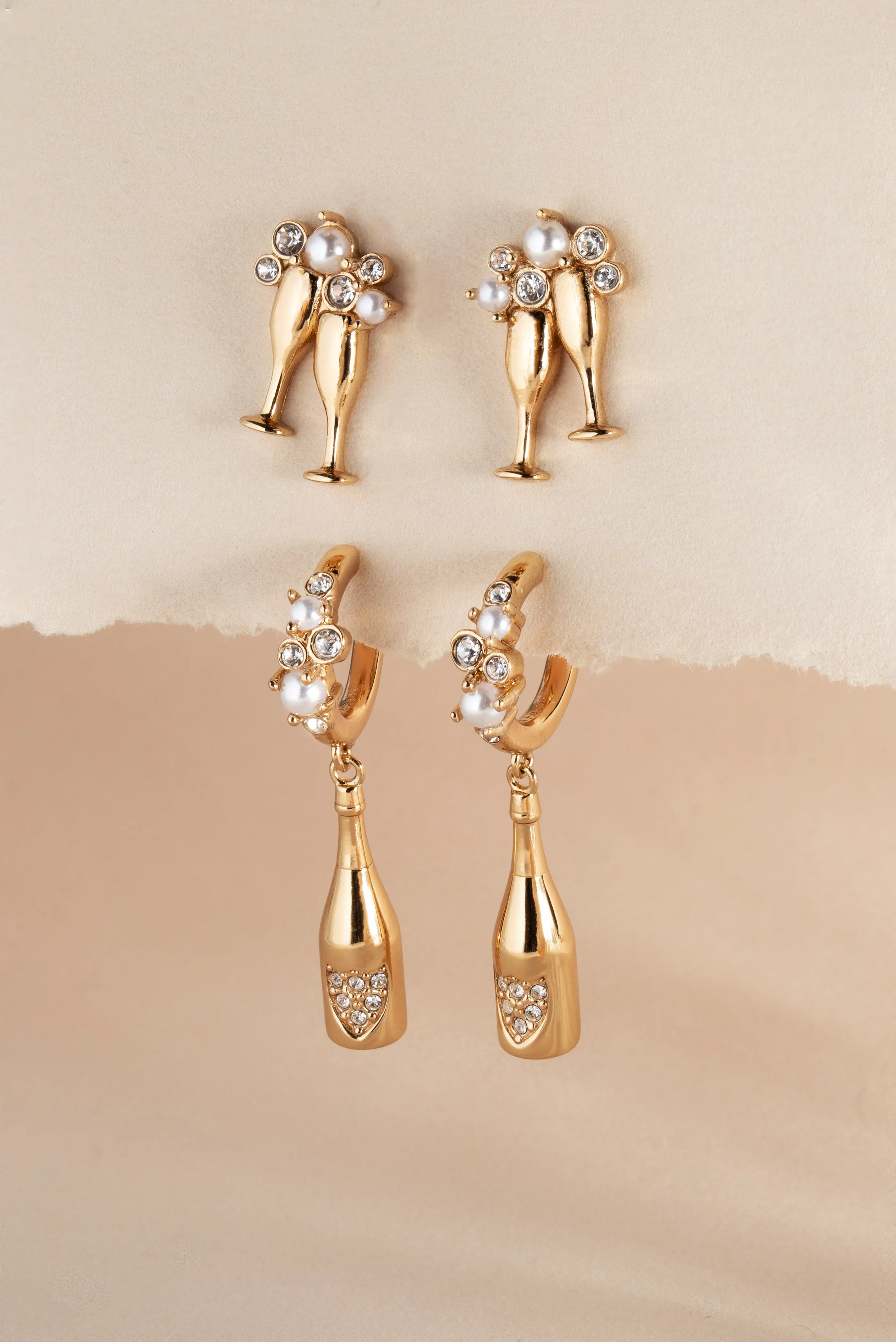 Champagne Stud Earrings sold by Alex and Ani product image thumbnail 3
