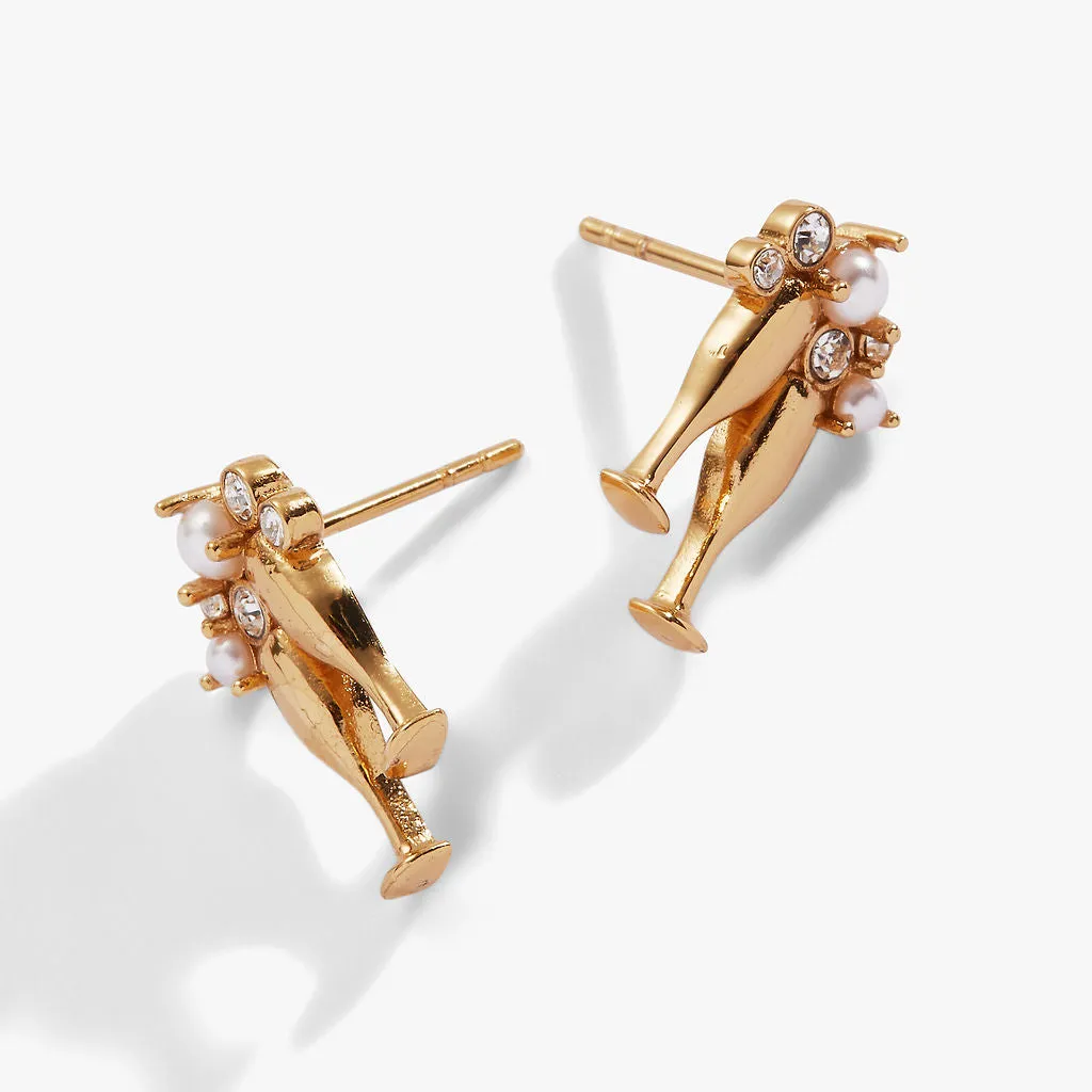 Champagne Stud Earrings sold by Alex and Ani product image thumbnail 2