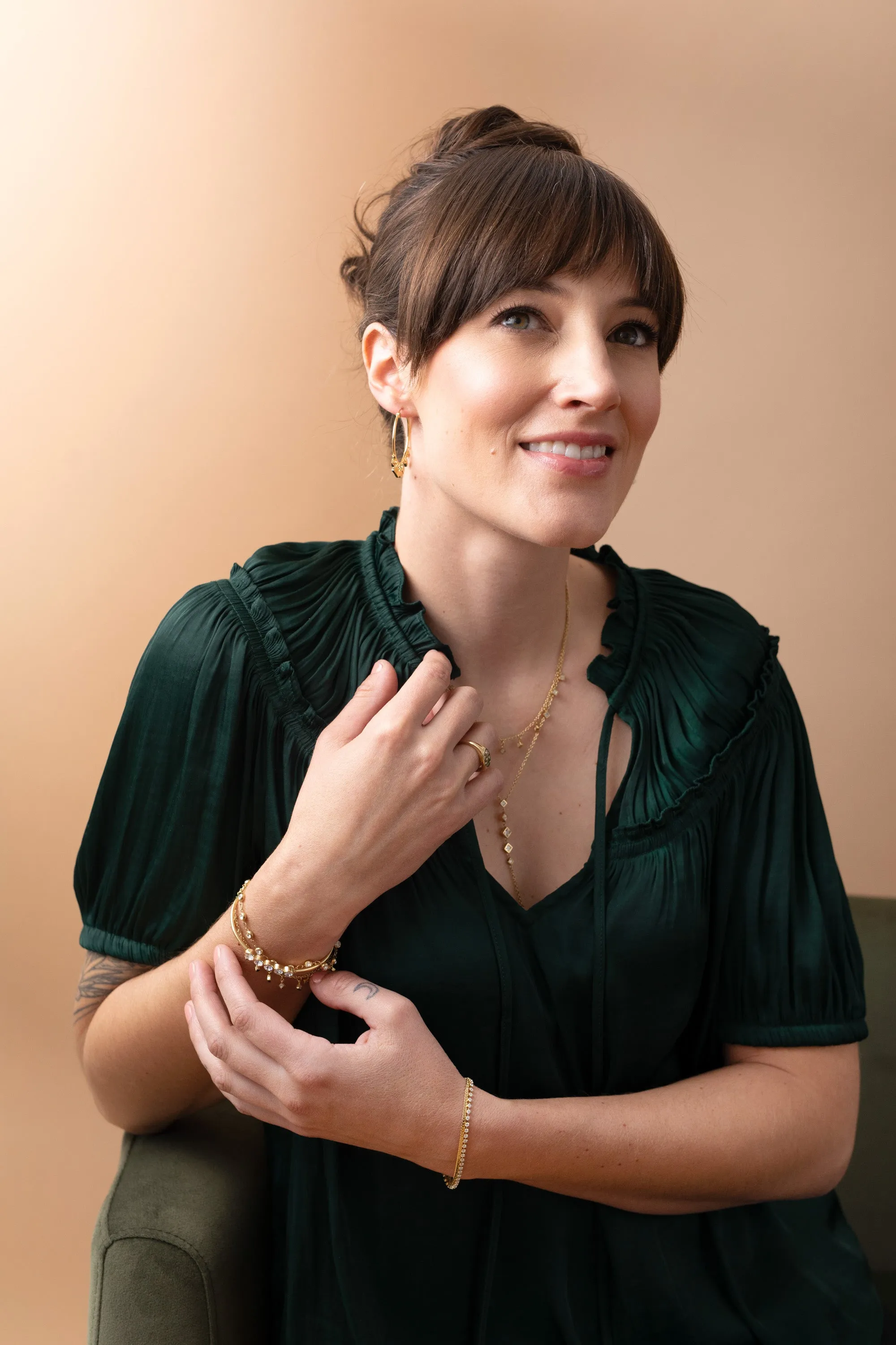 Triple Stone Crystal Inline Necklace sold by Alex and Ani product image thumbnail 4