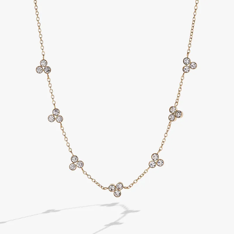 Triple Stone Crystal Inline Necklace sold by Alex and Ani