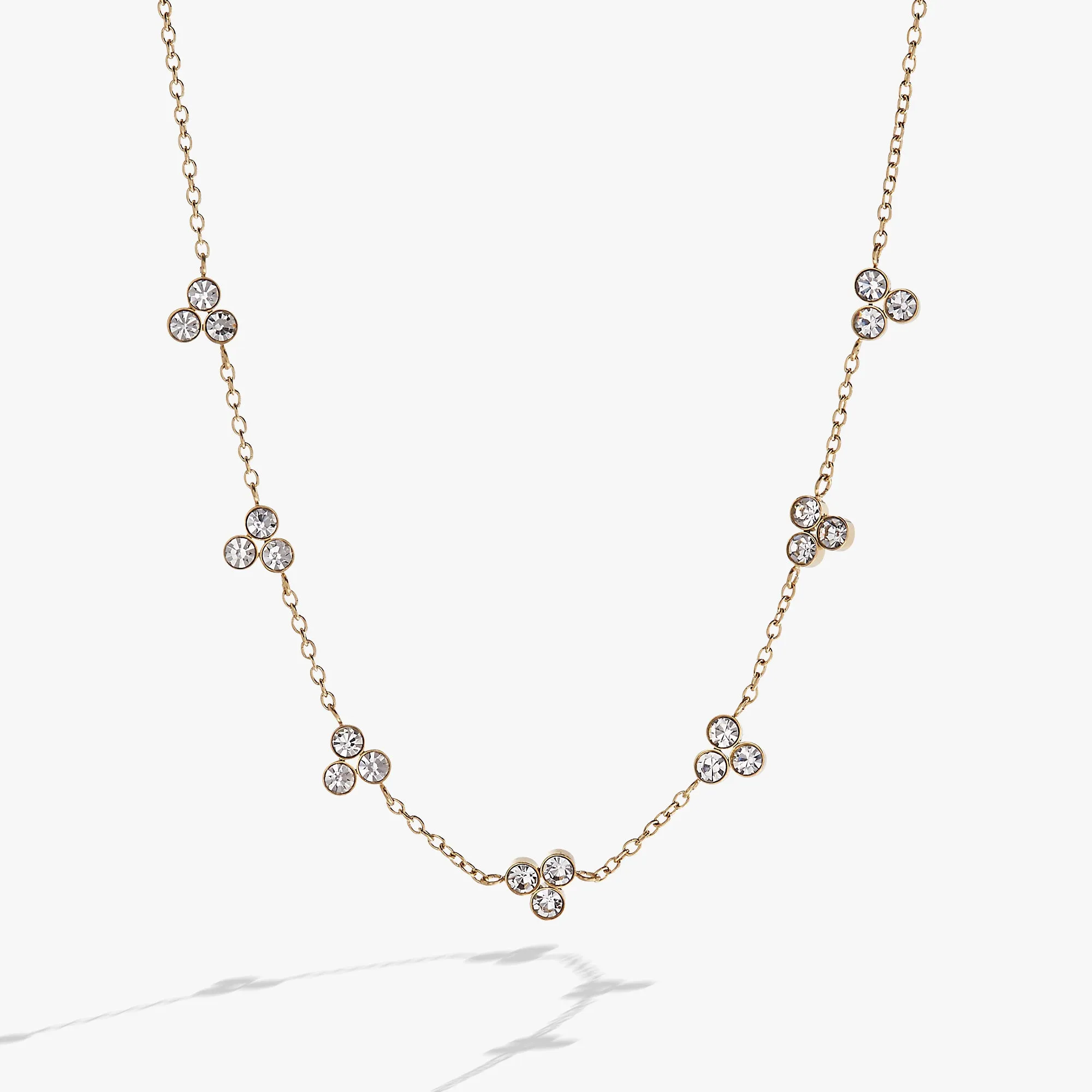 Triple Stone Crystal Inline Necklace sold by Alex and Ani