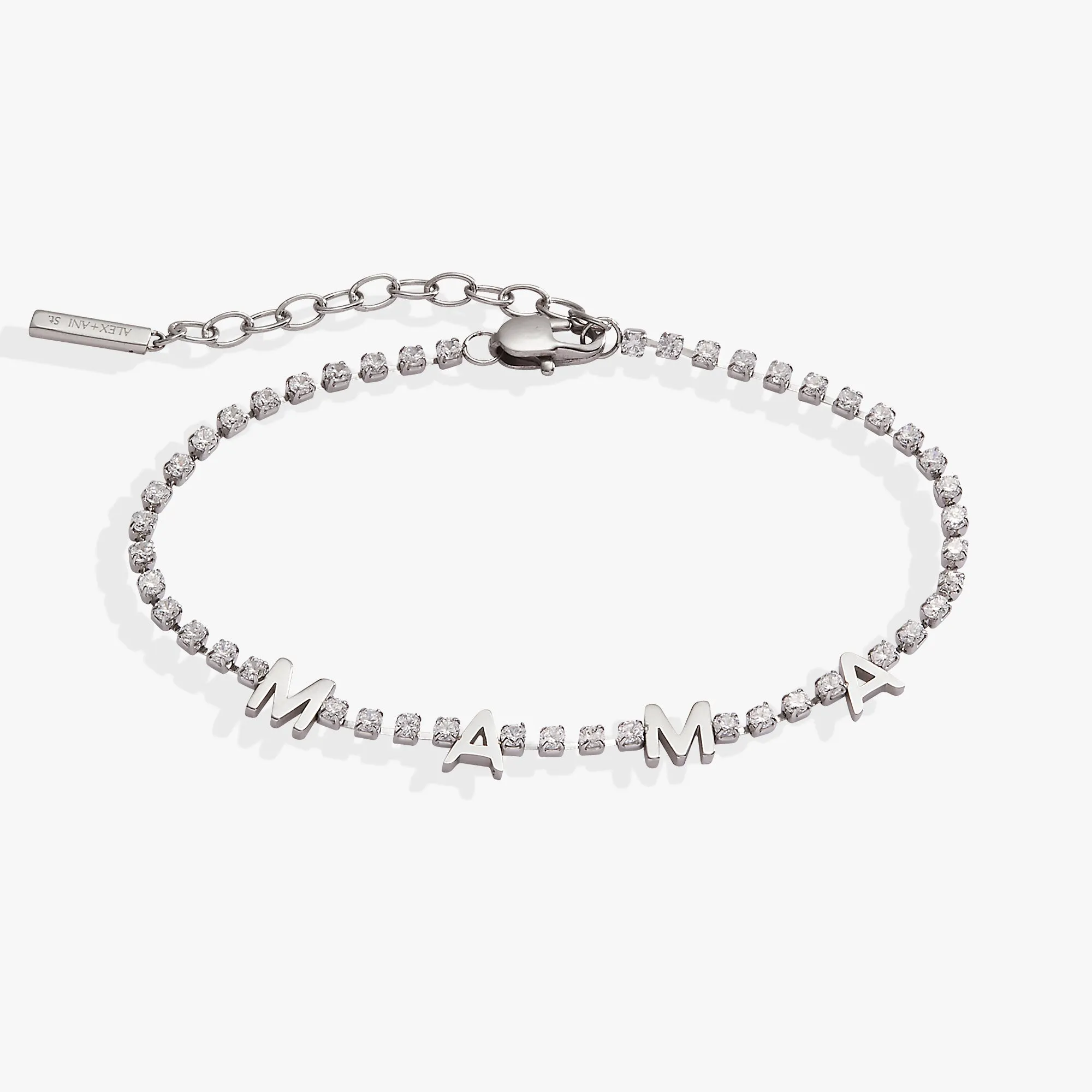 'Mama' Crystal Tennis Bracelet sold by Alex and Ani product image thumbnail 4