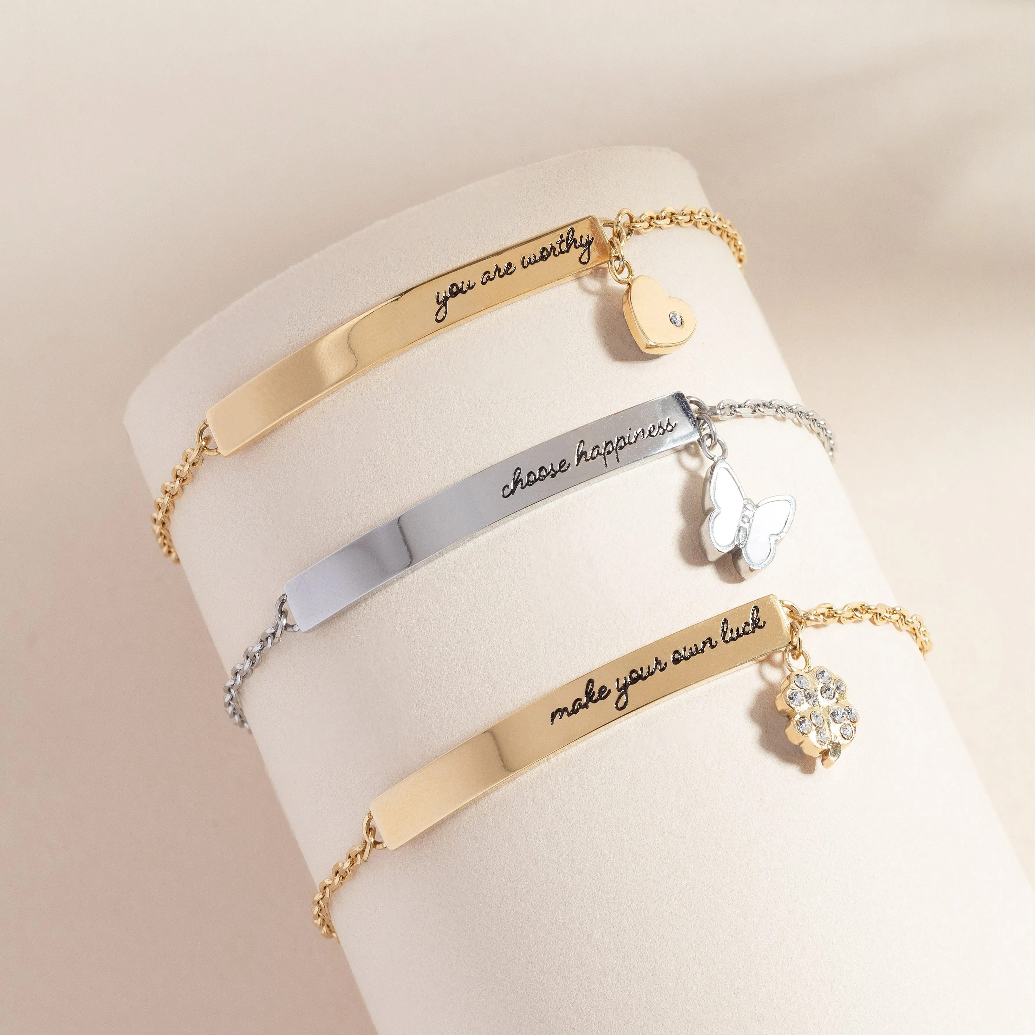 “Choose Happiness” Inline Bracelet sold by Alex and Ani product image thumbnail 3