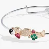 Silver Linings Inline Charm Bangle sold by Alex and Ani