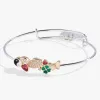 Silver Linings Inline Charm Bangle sold by Alex and Ani