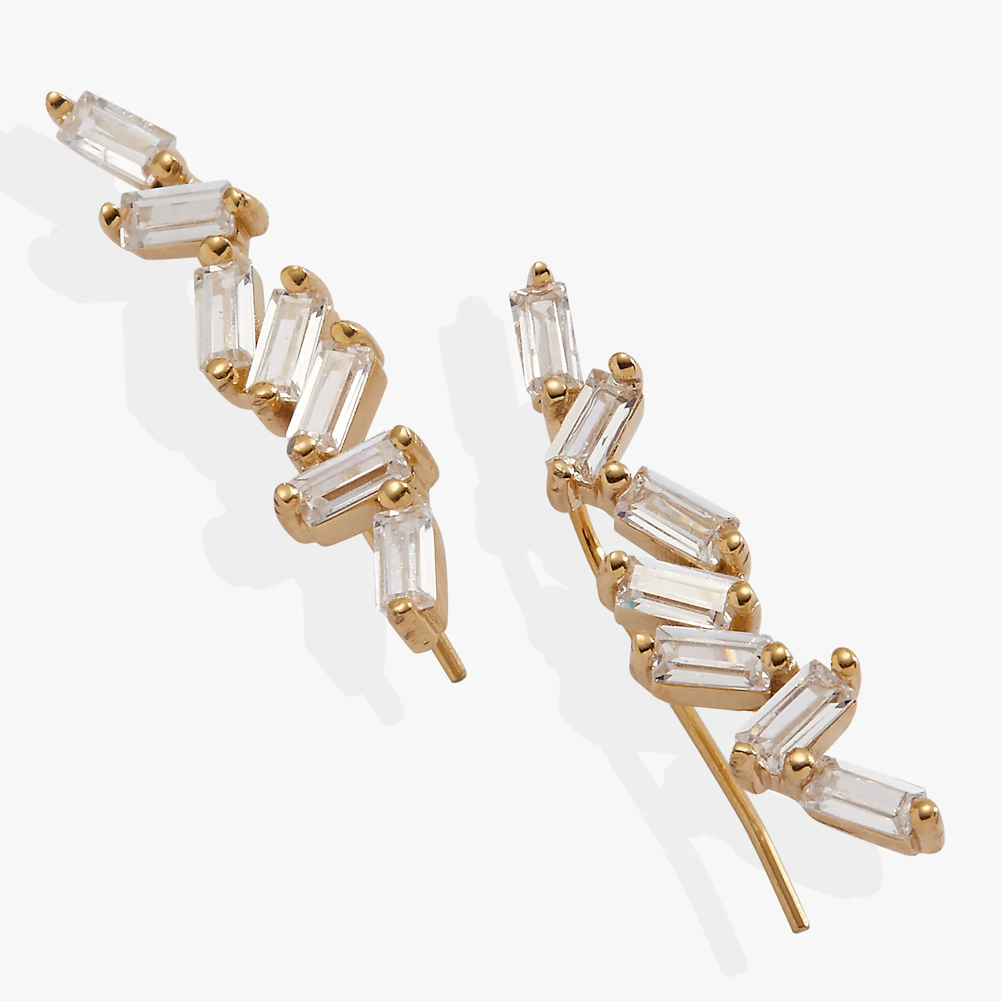 Crystal Baguette Crawler Earrings sold by Alex and Ani product image thumbnail 2