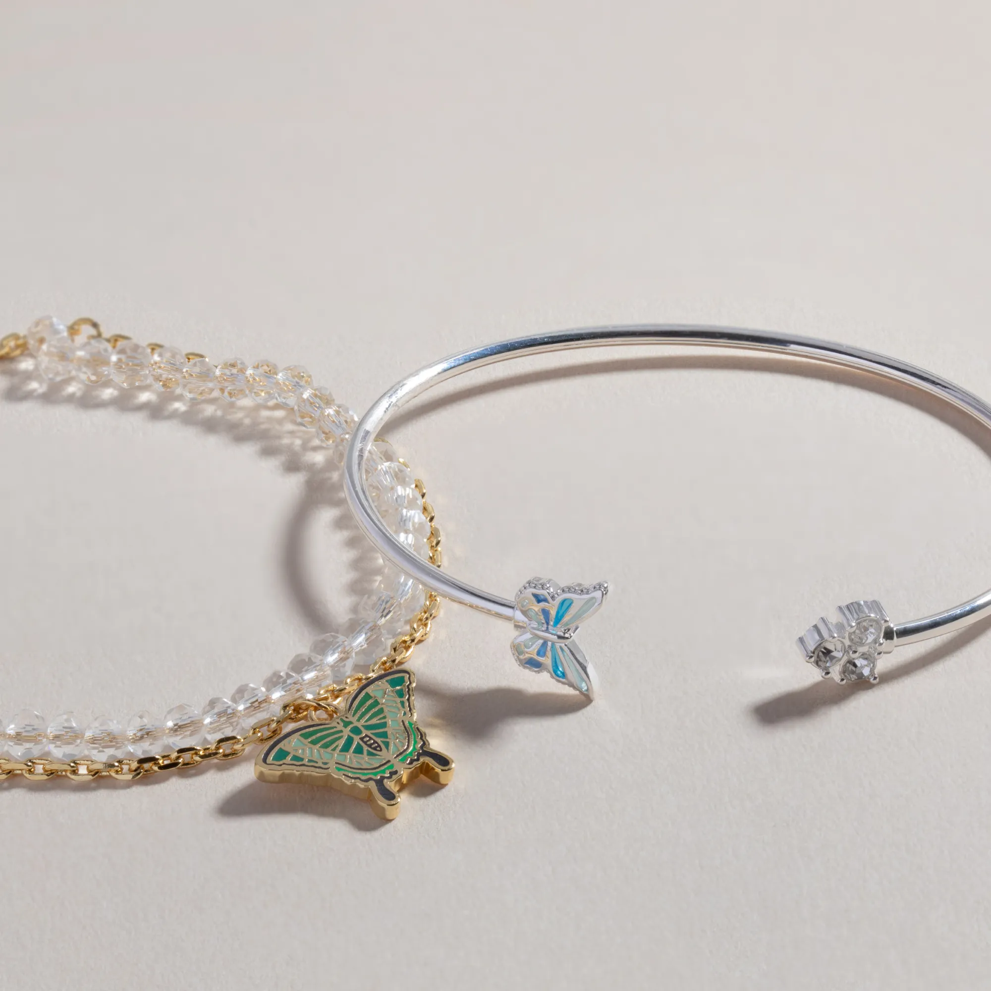 Butterfly Bracelet Duo Set sold by Alex and Ani