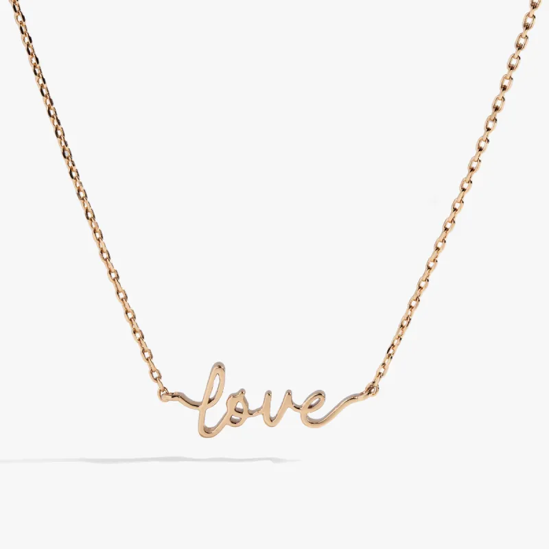 Love Script Chain Necklace sold by Alex and Ani