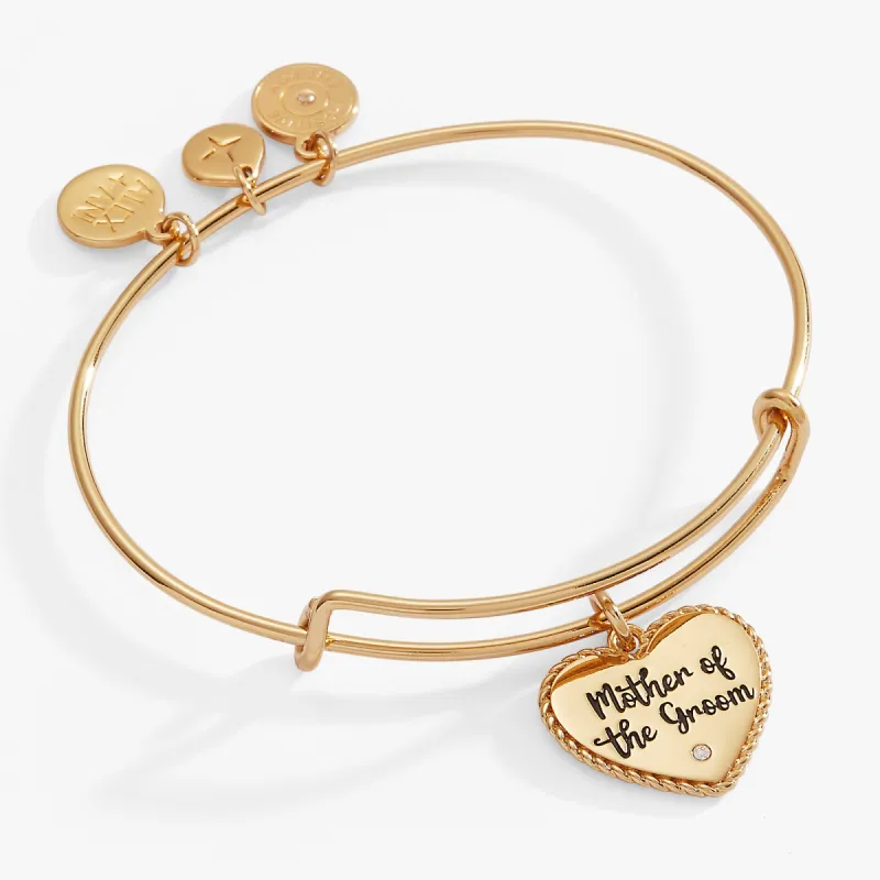 Mother of the Groom Heart Bangle sold by Alex and Ani