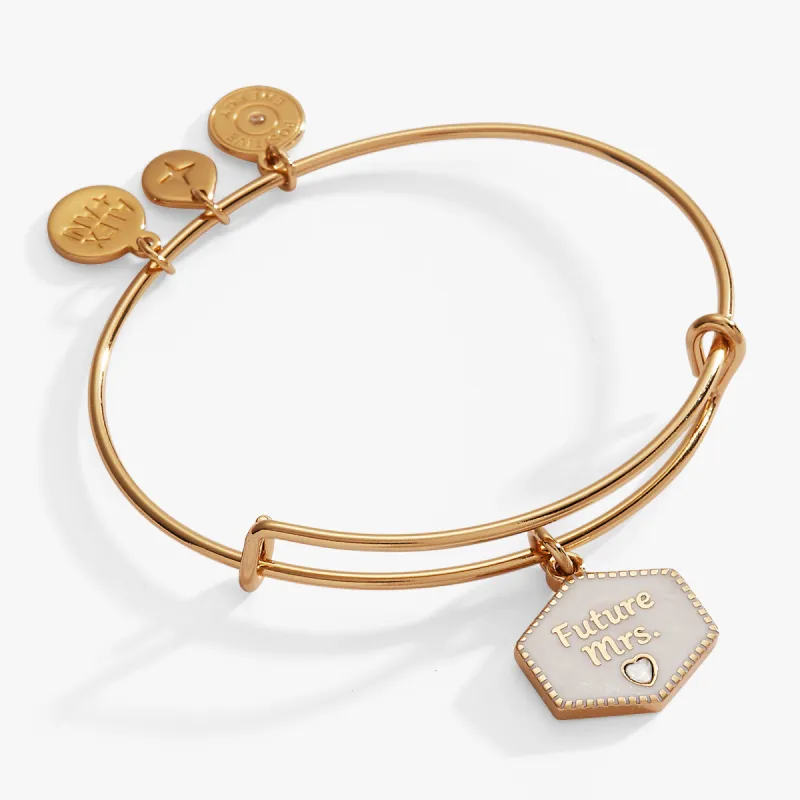 “Future Mrs.” Charm Bangle sold by Alex and Ani