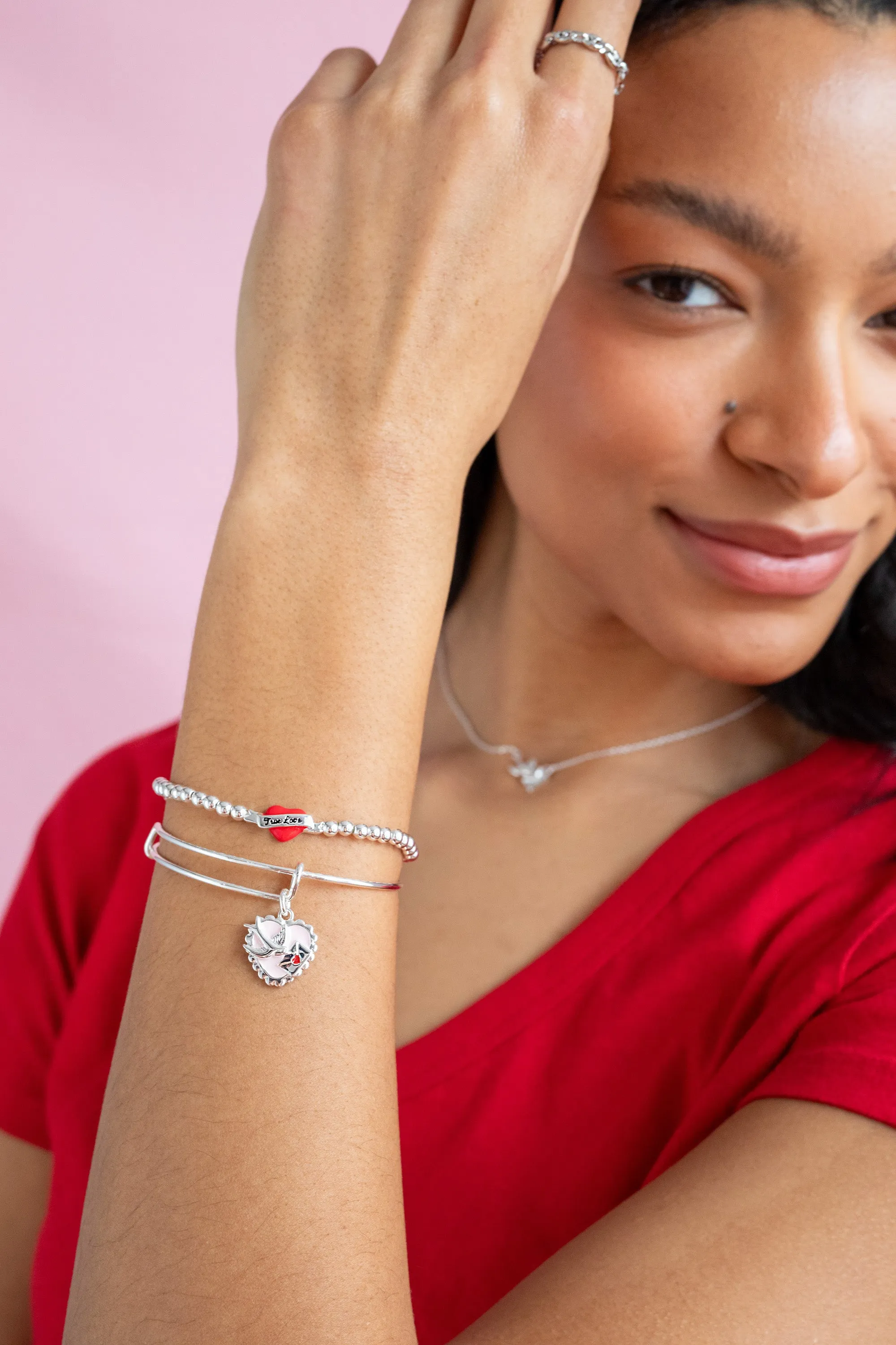 True Love Heart Stretch Bracelet sold by Alex and Ani product image thumbnail 2