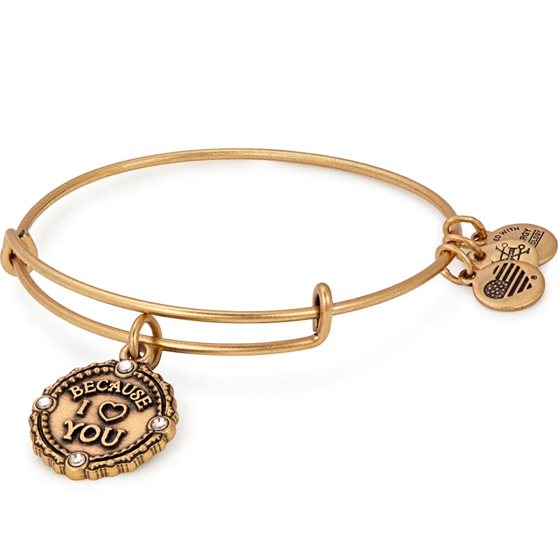 'Because I Love You' Charm Bangle sold by Alex and Ani product image thumbnail 3